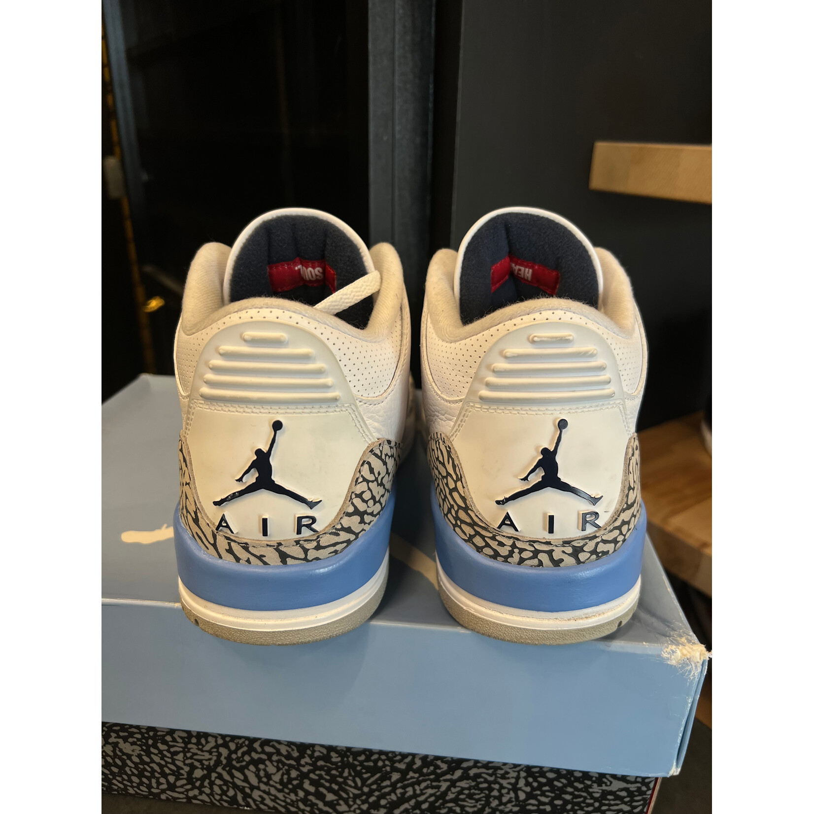 Jordan Jordan 3 Retro UNC (2020) Size 10.5, PREOWNED