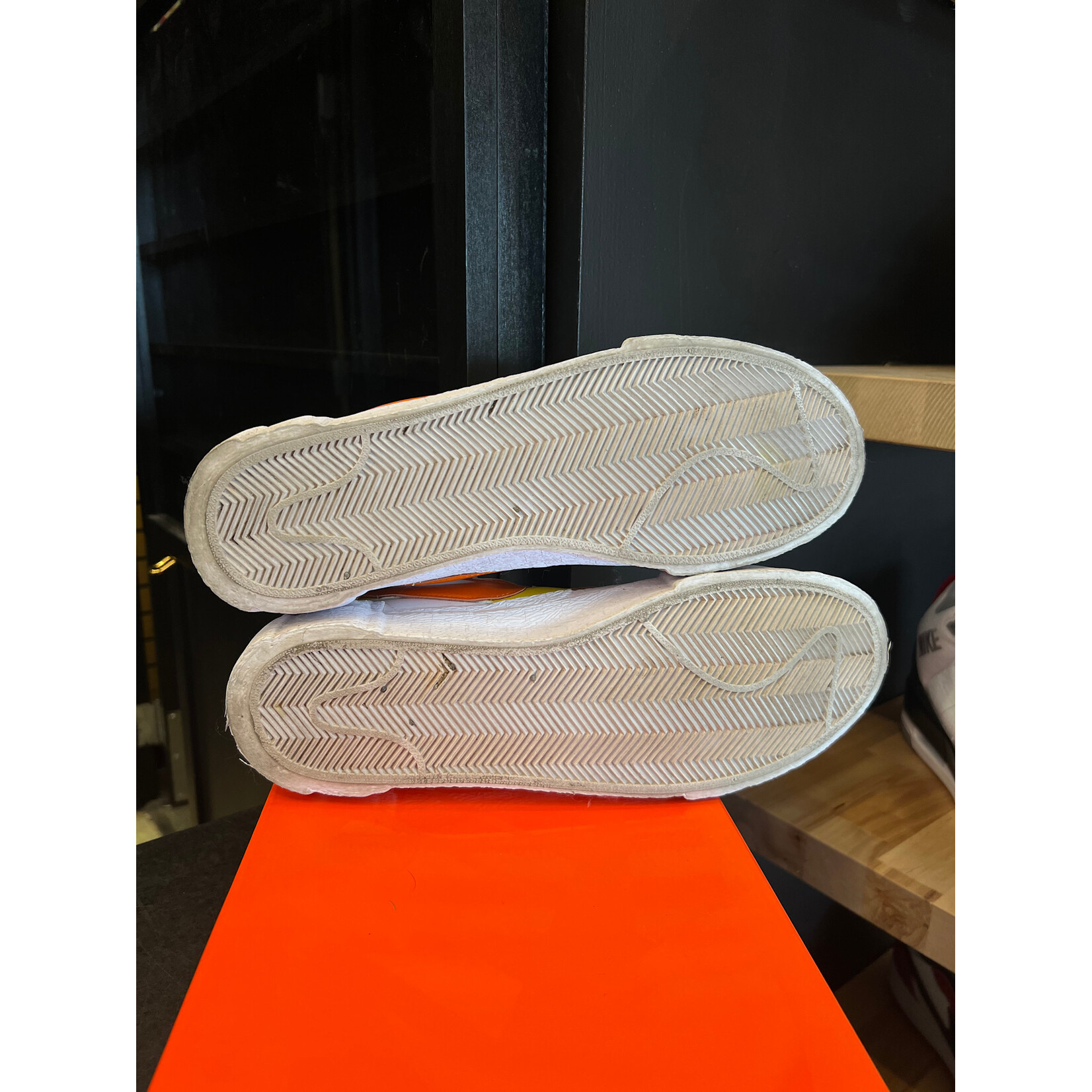 Nike Nike Blazer Low sacai White Magma Orange Size 10.5, PREOWNED