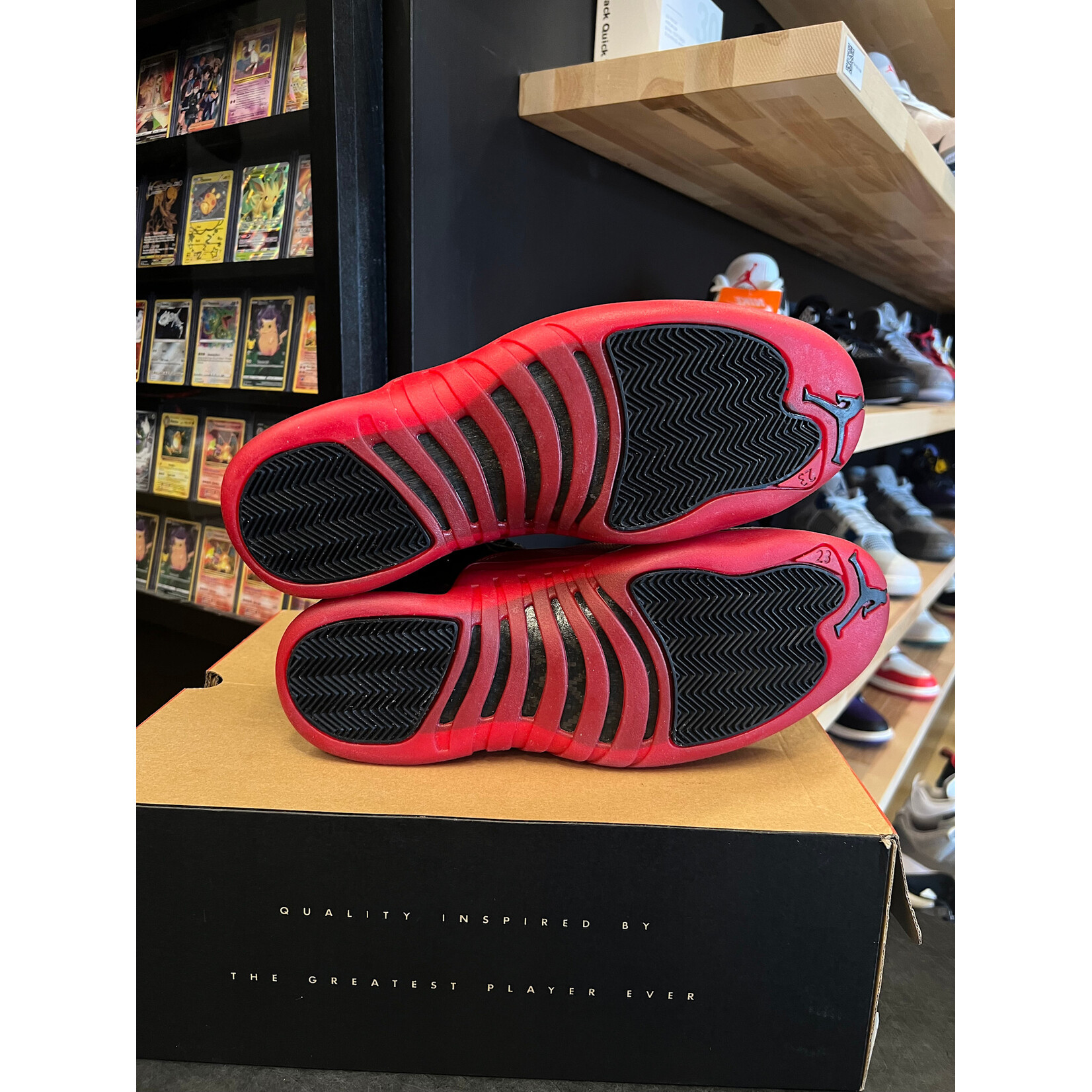 Jordan Jordan 12 Retro Flu Game (2016) Size 13, PREOWNED