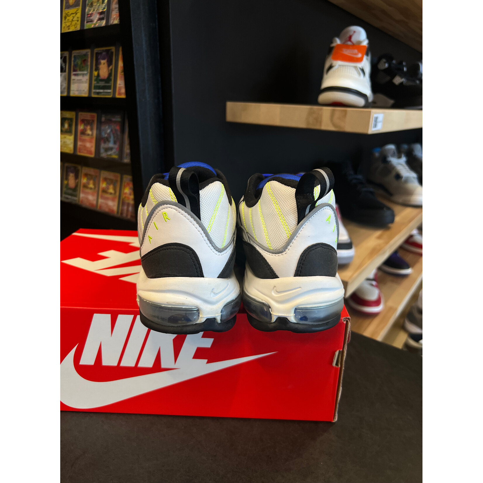 Nike Nike Air Max 98 White Black Racer Blue Size 13, PREOWNED