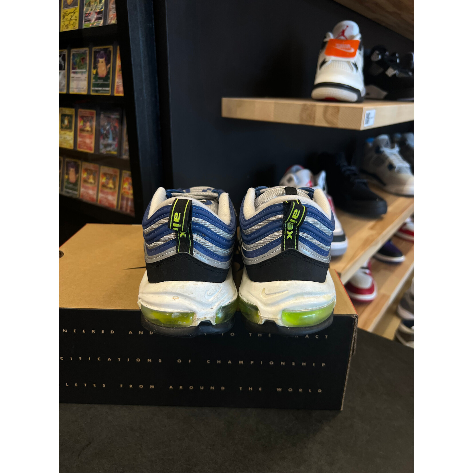 Nike Nike Air Max 97 OG Atlantic Blue Voltage Yellow Size 13, PREOWNED