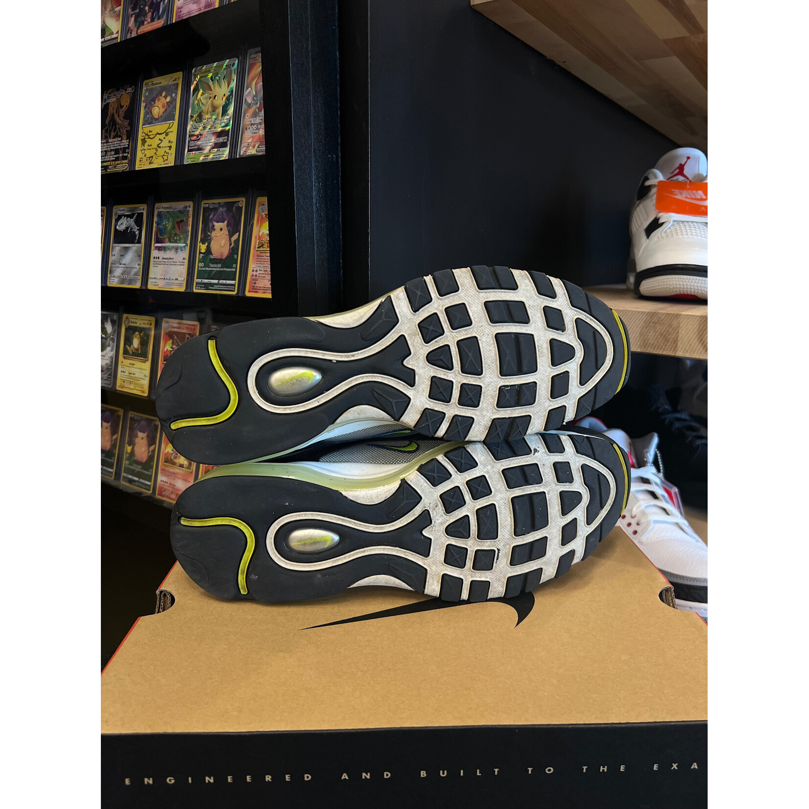 Nike Nike Air Max 97 OG Atlantic Blue Voltage Yellow Size 13, PREOWNED