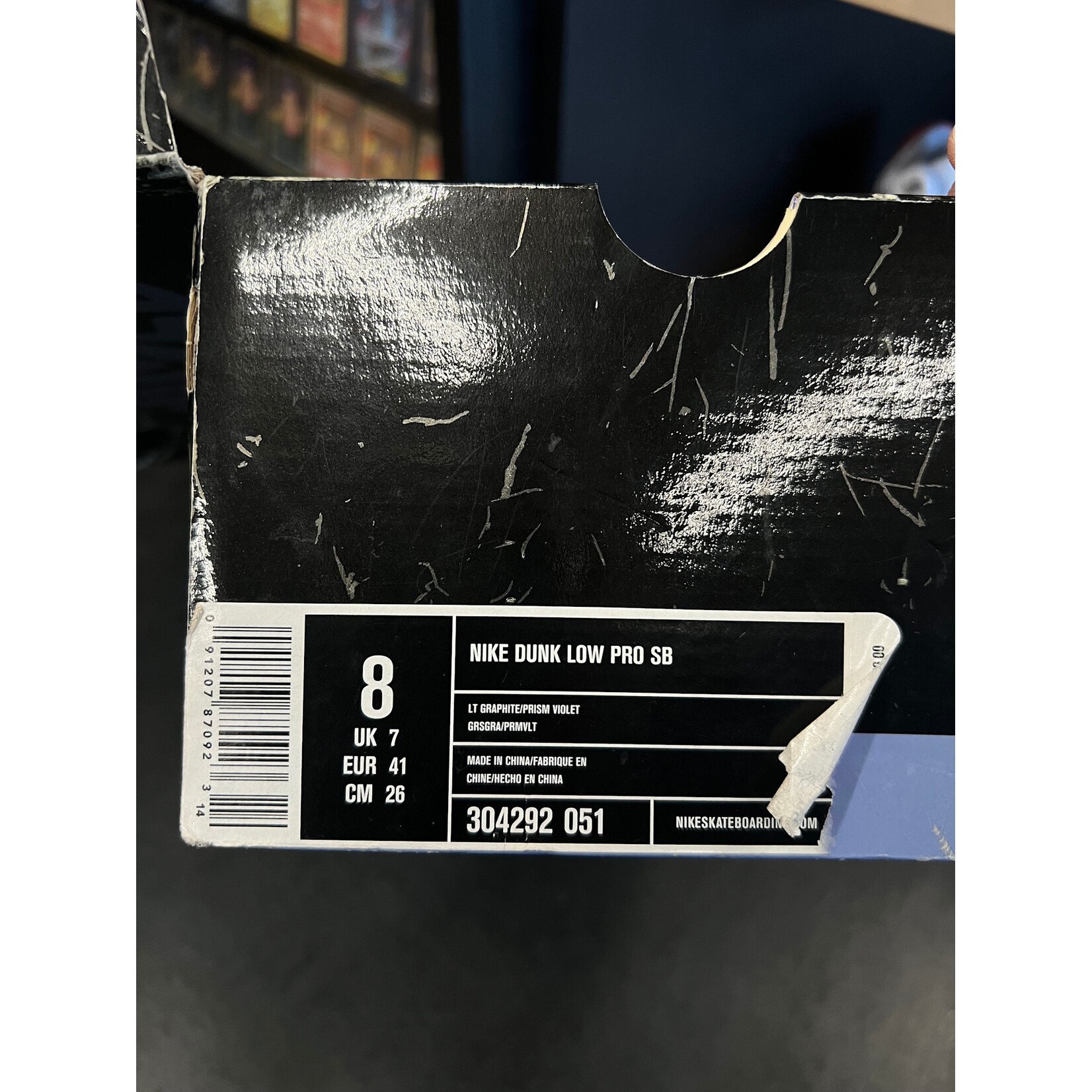 Nike Nike SB Dunk Low Purple Pigeon Size 8, PREOWNED