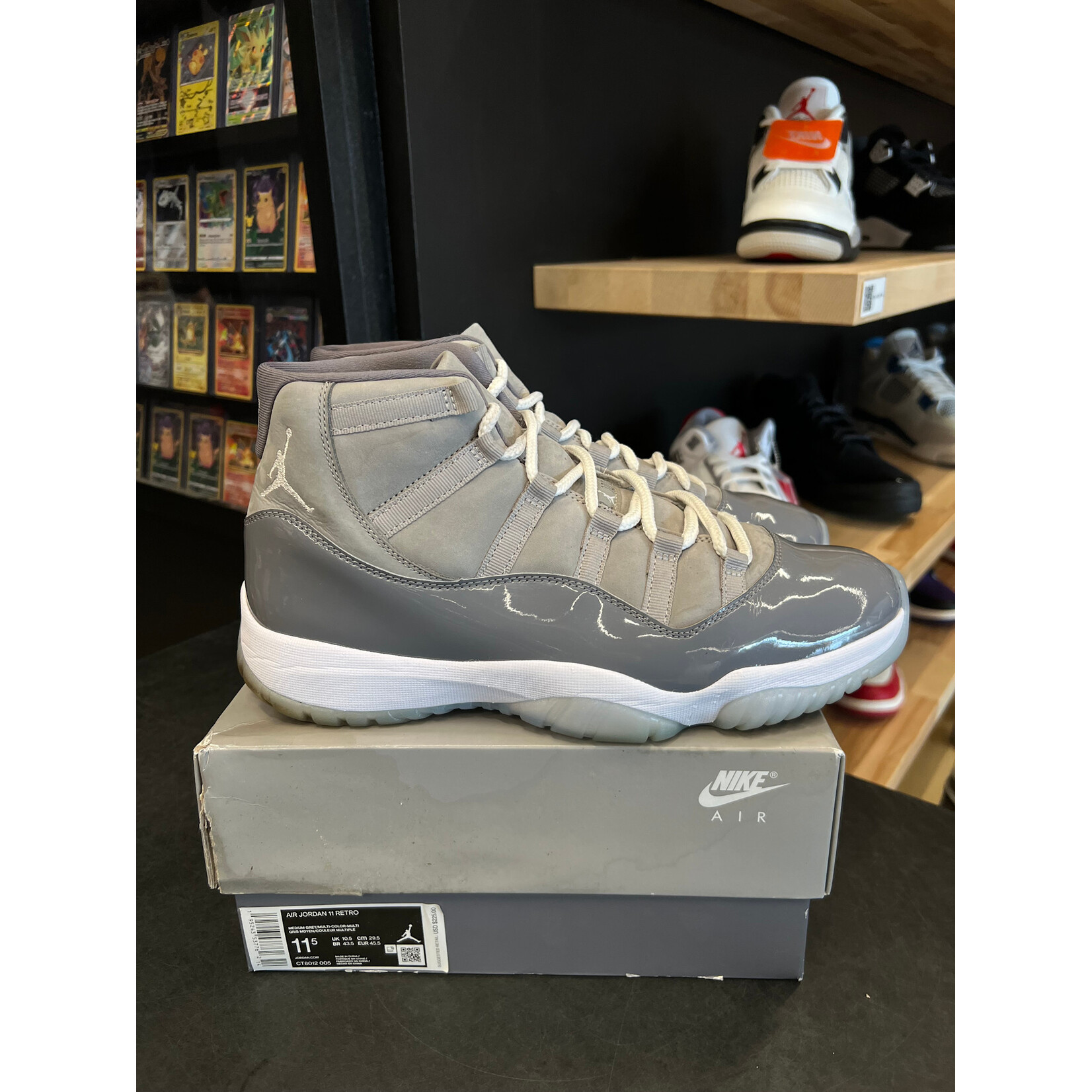 Jordan Jordan 11 Retro Cool Grey (2021) Size 11.5, PREOWNED