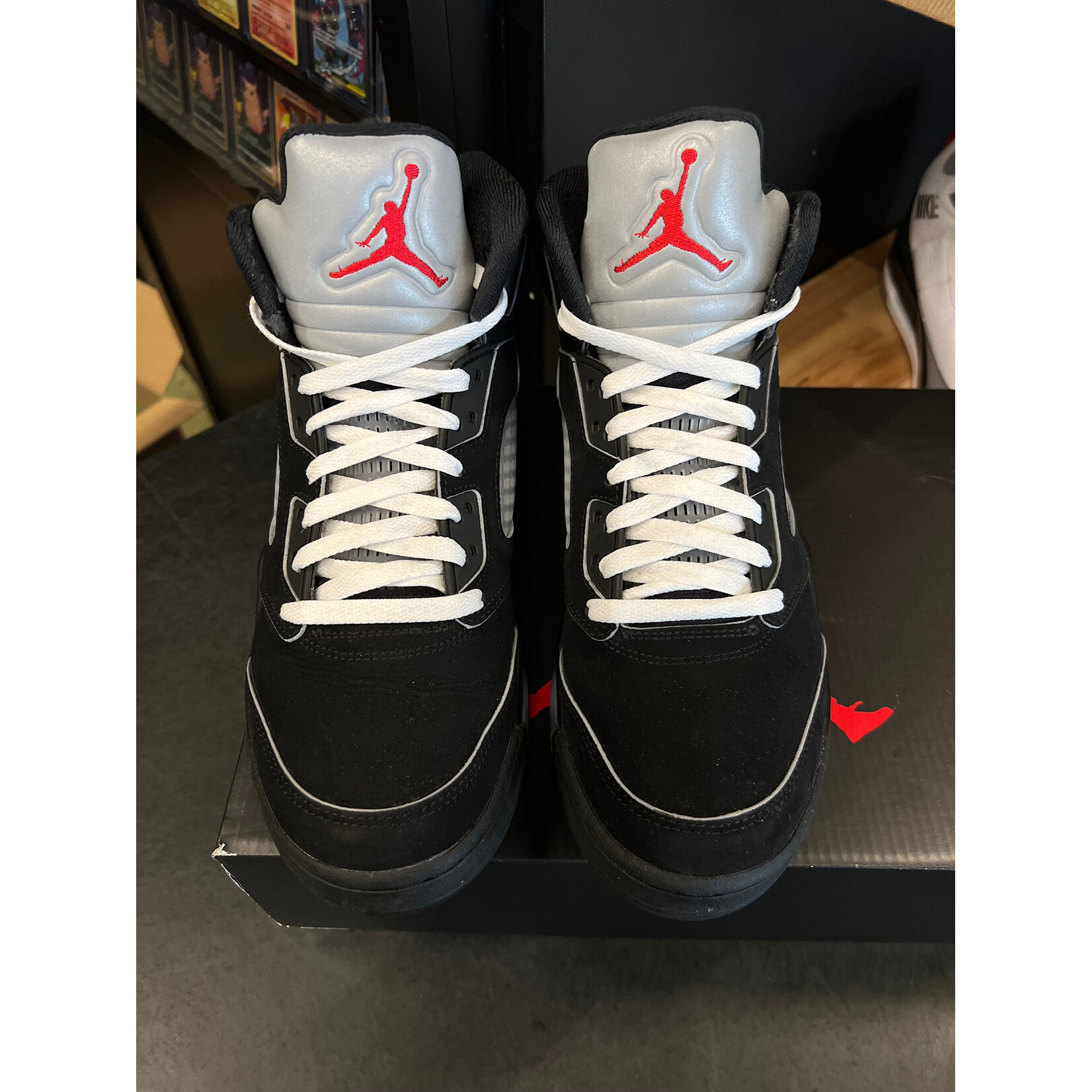 Jordan Jordan 5 Retro OG Black Metallic Reimagined Size 9, PREOWNED
