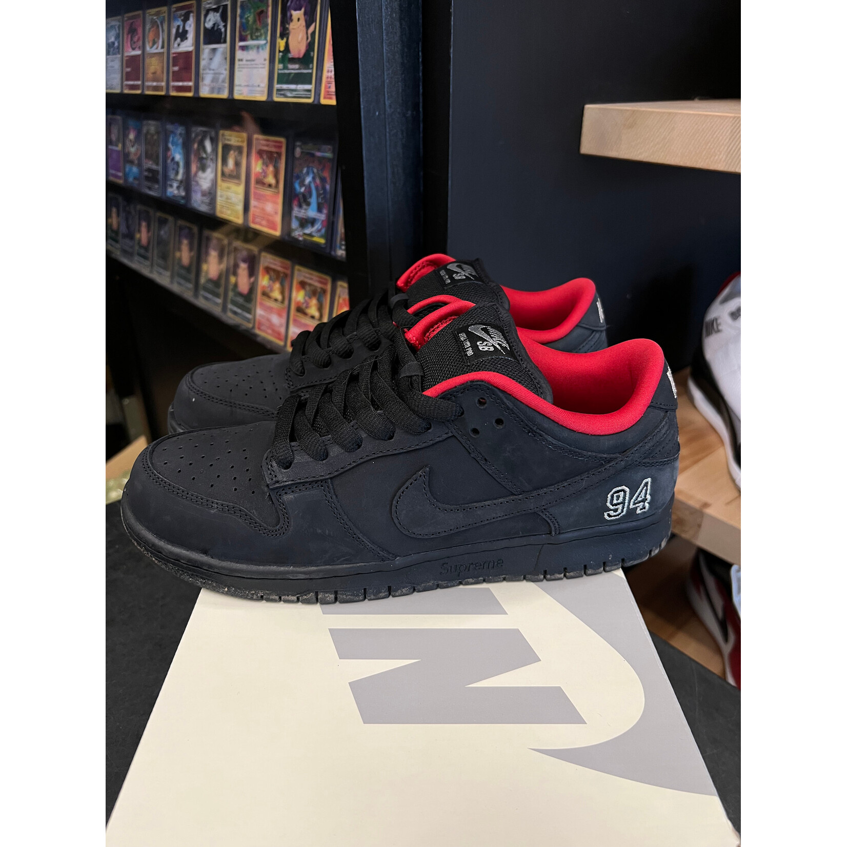 Nike Nike SB Dunk Low Supreme 94 Black Size 9, PREOWNED