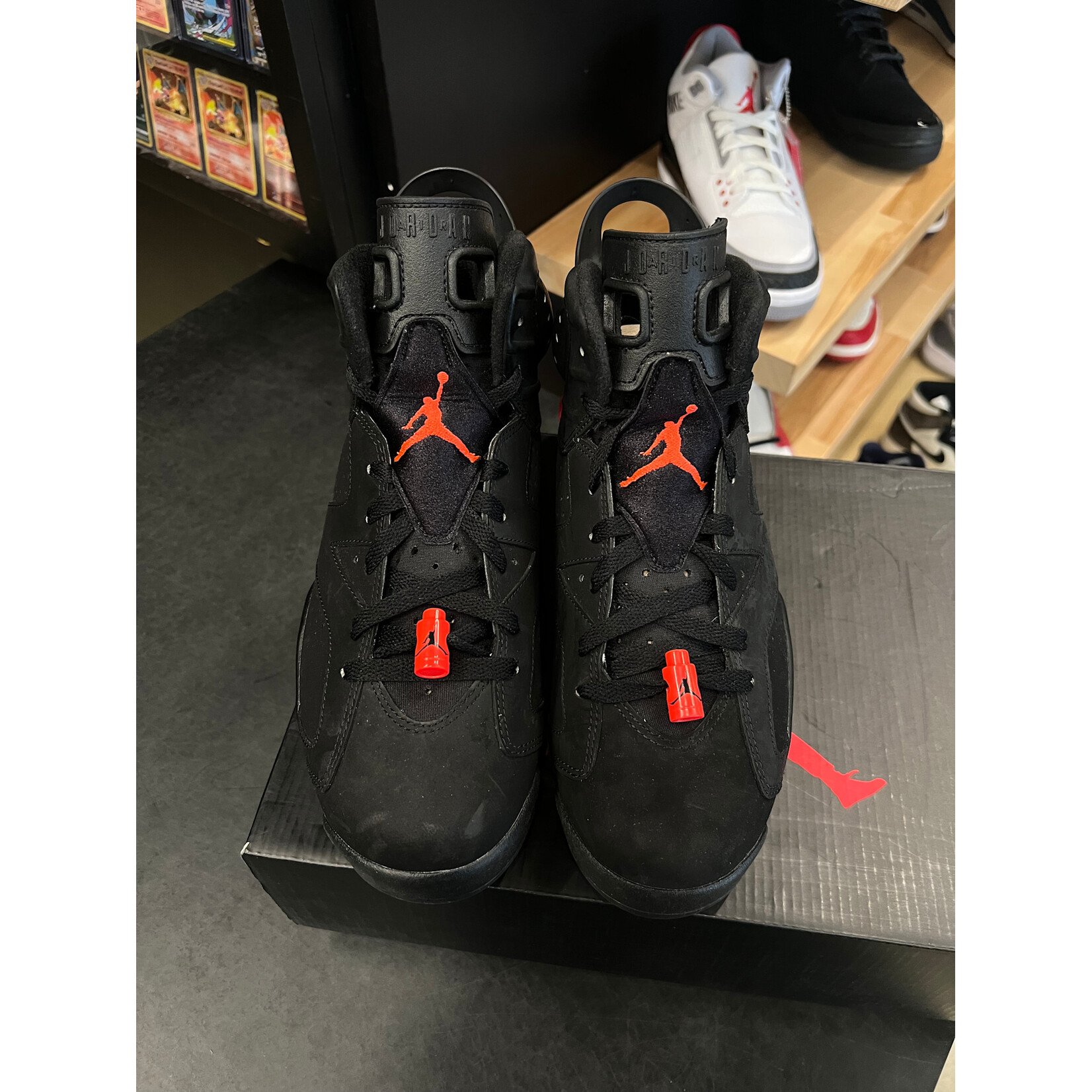 Jordan Jordan 6 Retro Infrared Black (2014) Size 9, PREOWNED