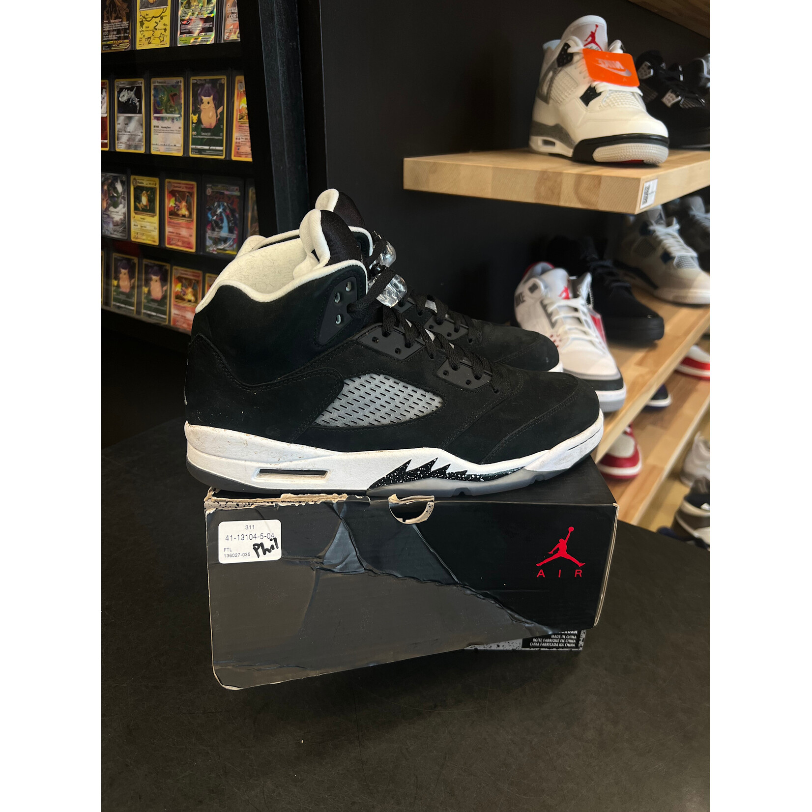 Jordan Jordan 5 Retro Oreo (2013) Size 11.5, PREOWNED