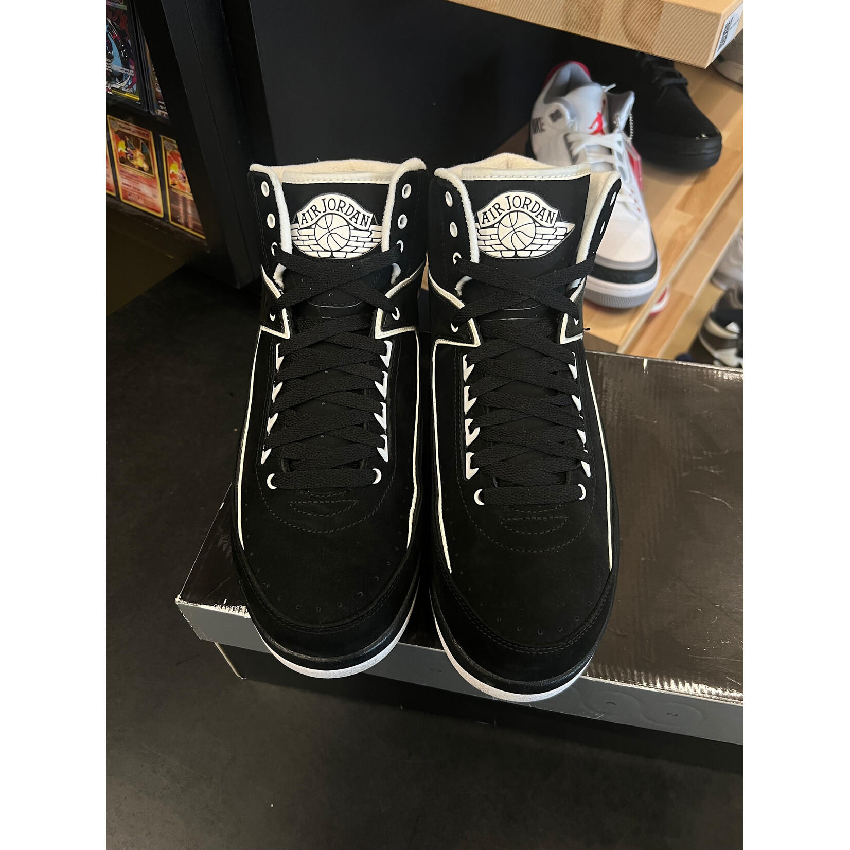 Jordan Jordan 2 Retro QF Black White Size 11.5, PREOWNED