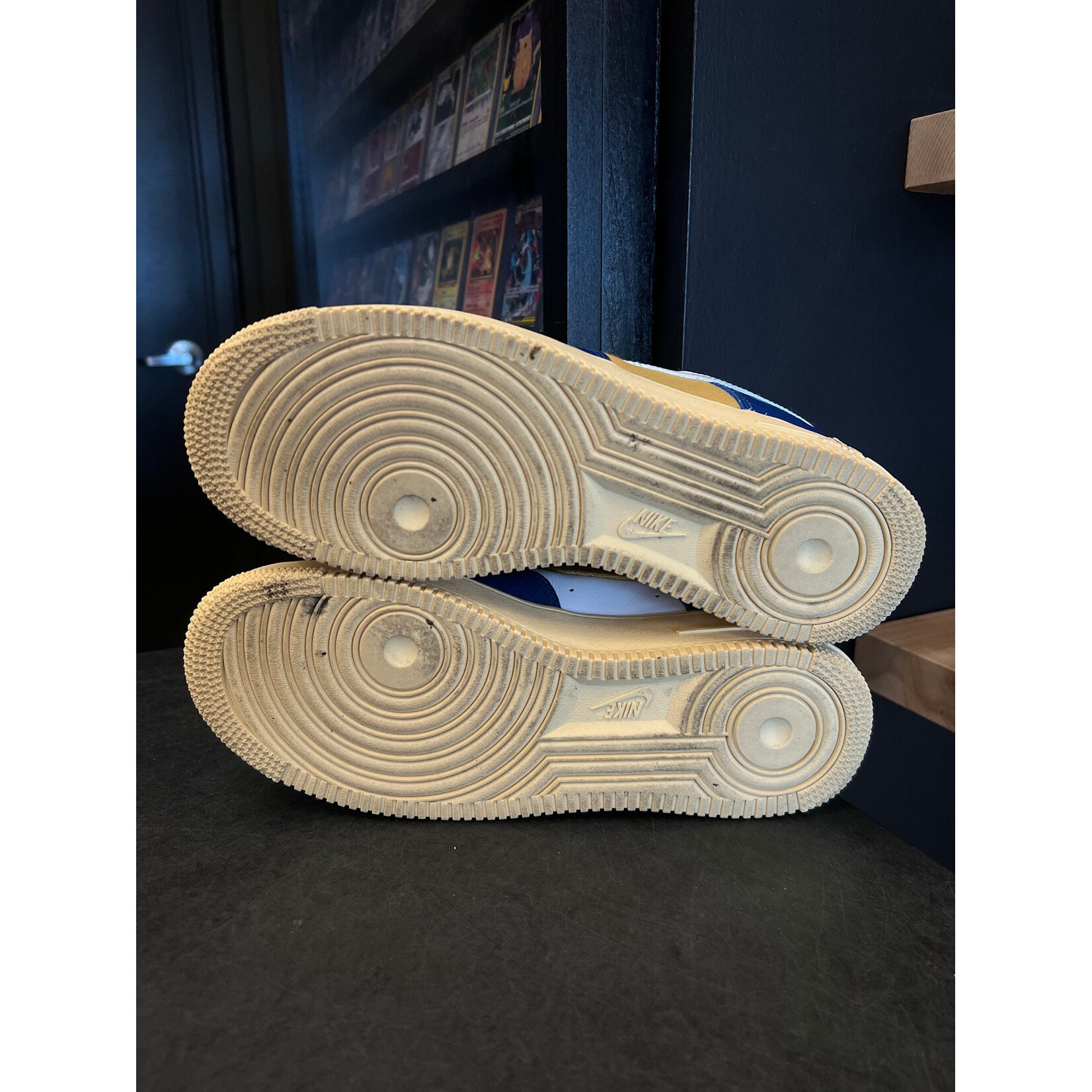 Nike Nike Air Force 1 Low SP Undefeated 5 On It Blue Yellow Croc Size 8, PREOWNED NO BOX