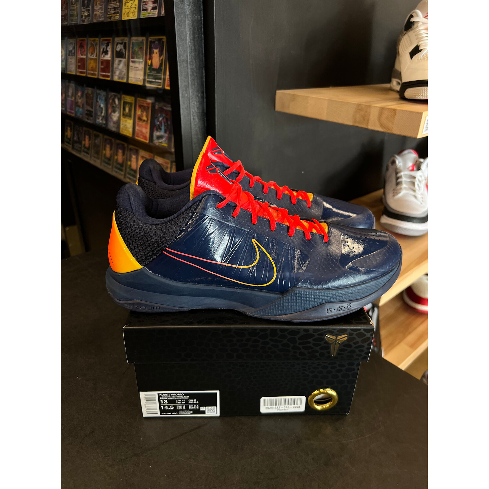 Nike Nike Kobe 5 Protro Caitlin Clark Indiana Fever Size 13, PREOWNED