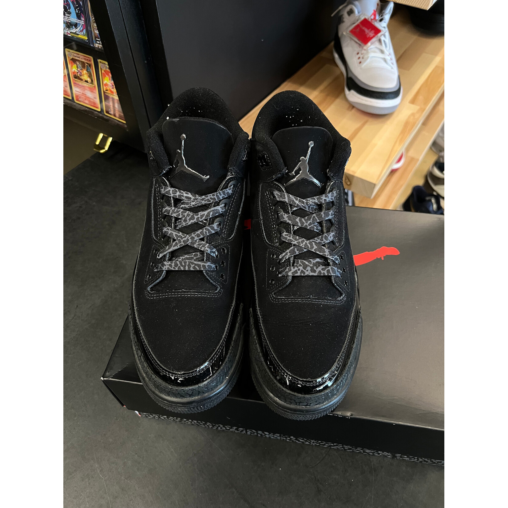 Jordan Jordan 3 Retro Black Cat (2025) Size 10, PREOWNED