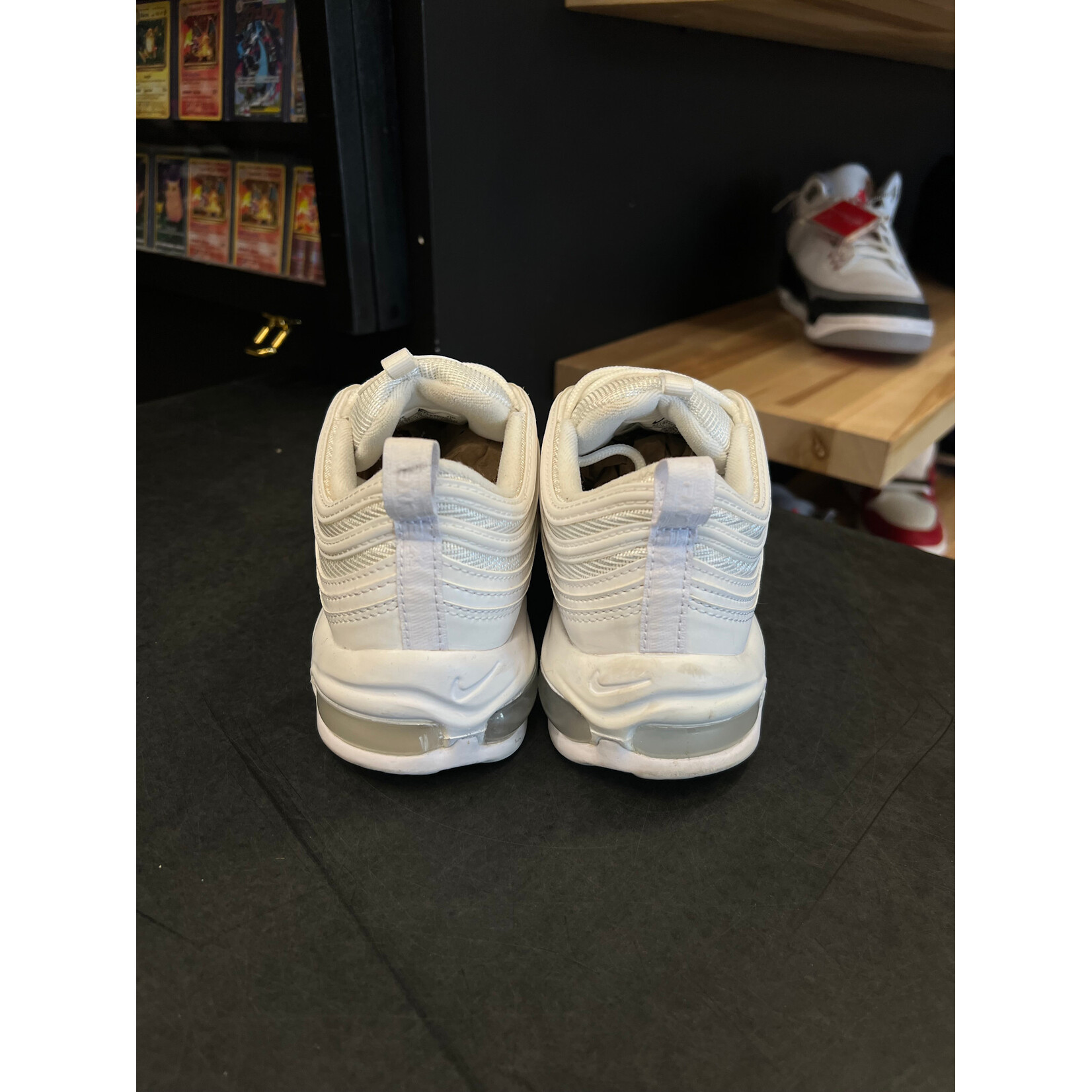 Nike Nike Air Max 97 Triple White Wolf Grey Size 7.5, PREOWNED