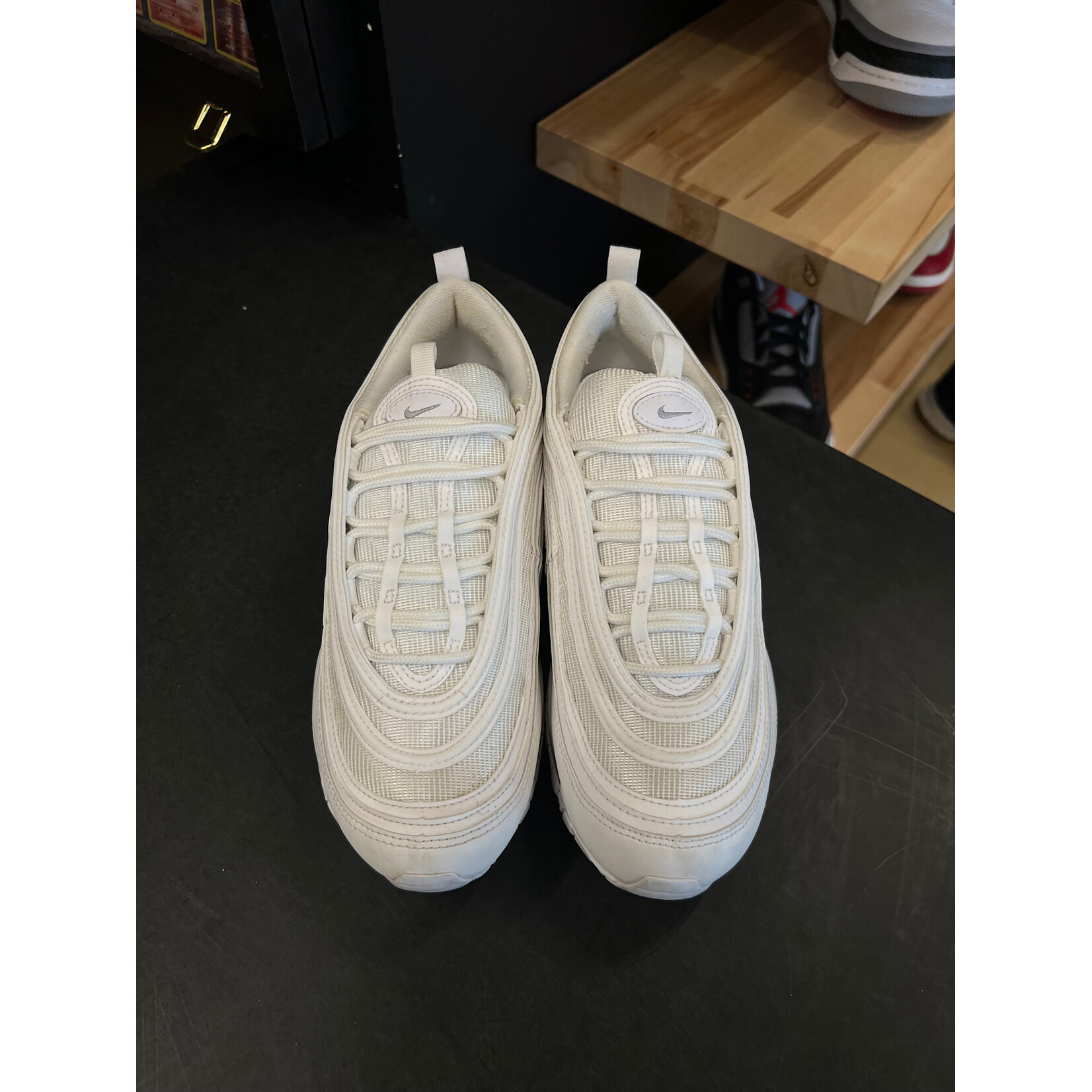 Nike Nike Air Max 97 Triple White Wolf Grey Size 7.5, PREOWNED