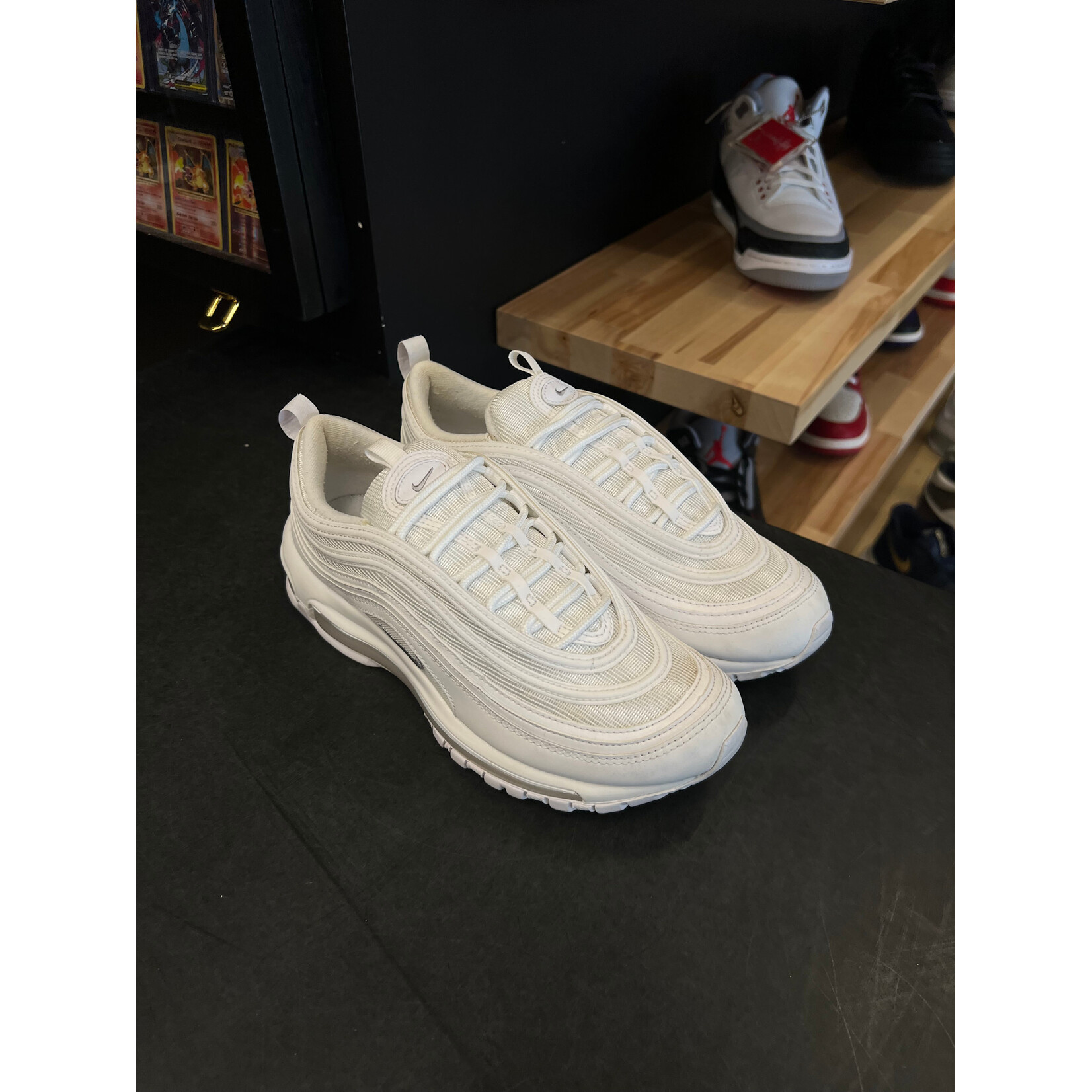 Nike Nike Air Max 97 Triple White Wolf Grey Size 7.5, PREOWNED