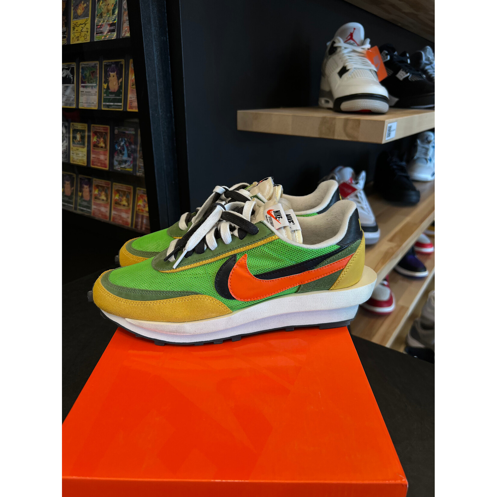 Nike Nike LD Waffle sacai Green Gusto Size 9, PREOWNED