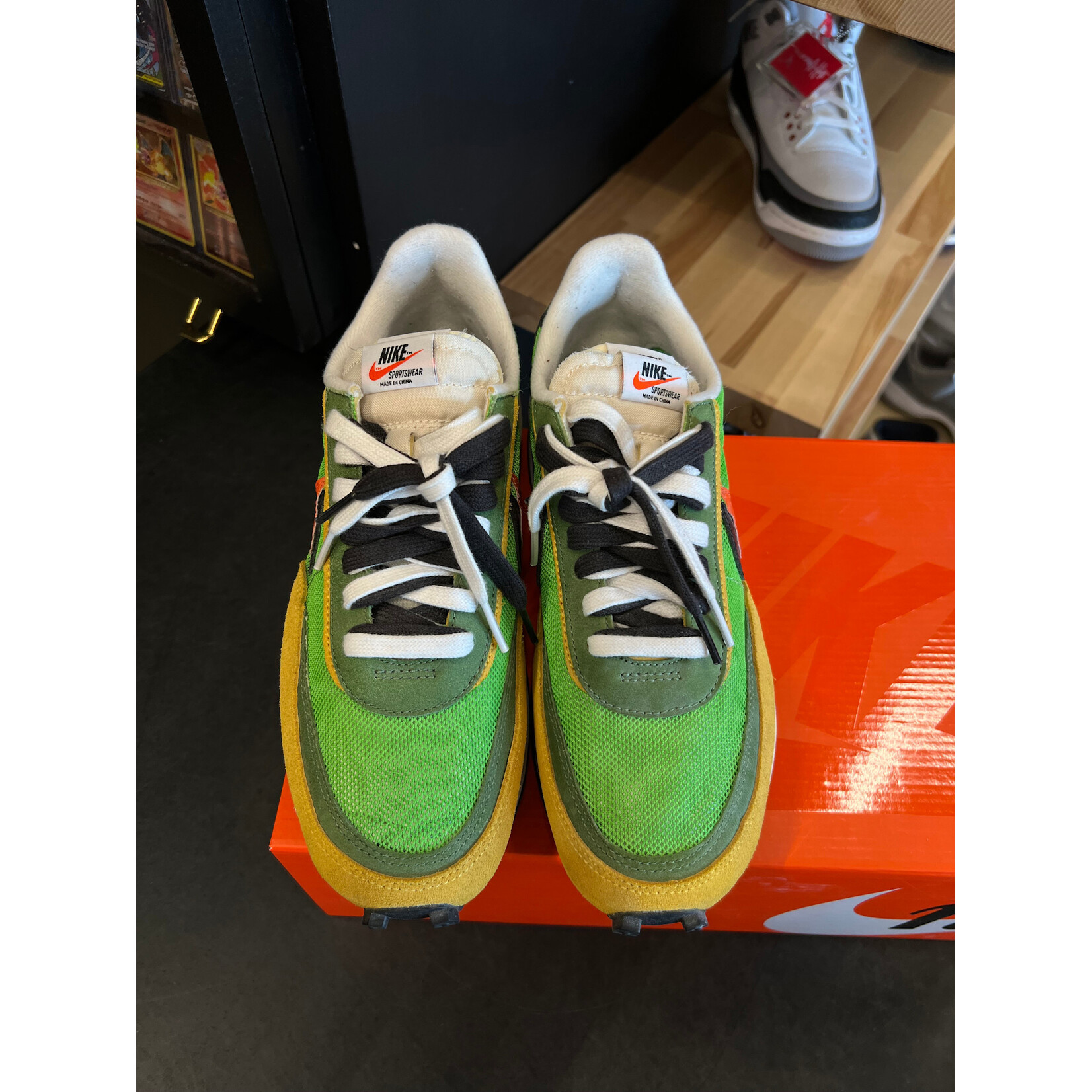 Nike Nike LD Waffle sacai Green Gusto Size 9, PREOWNED