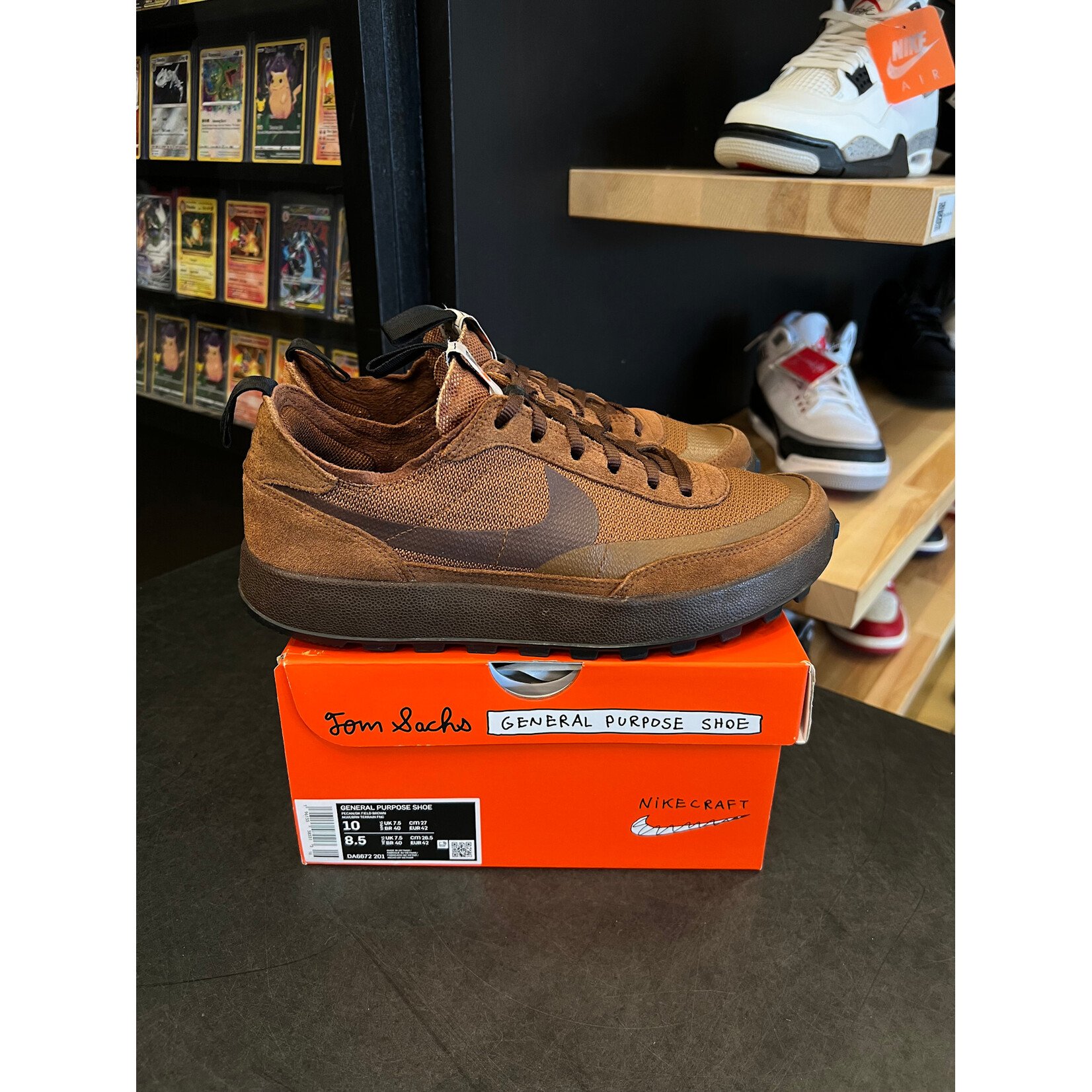 NikeCraft NikeCraft General Purpose Shoe Tom Sachs Field Brown Size 10W, PREOWNED
