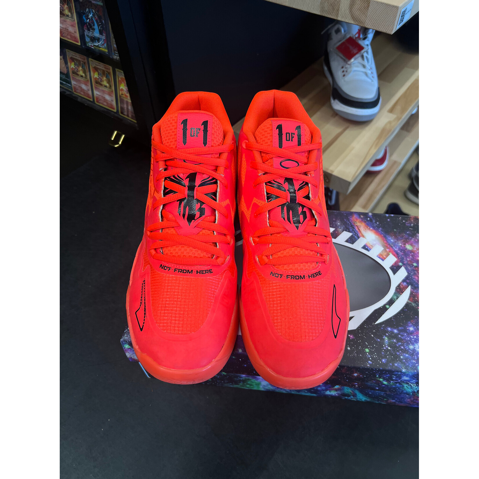 Puma Puma LaMelo Ball MB.01 Not From Here Red Blast Size 13, PREOWNED