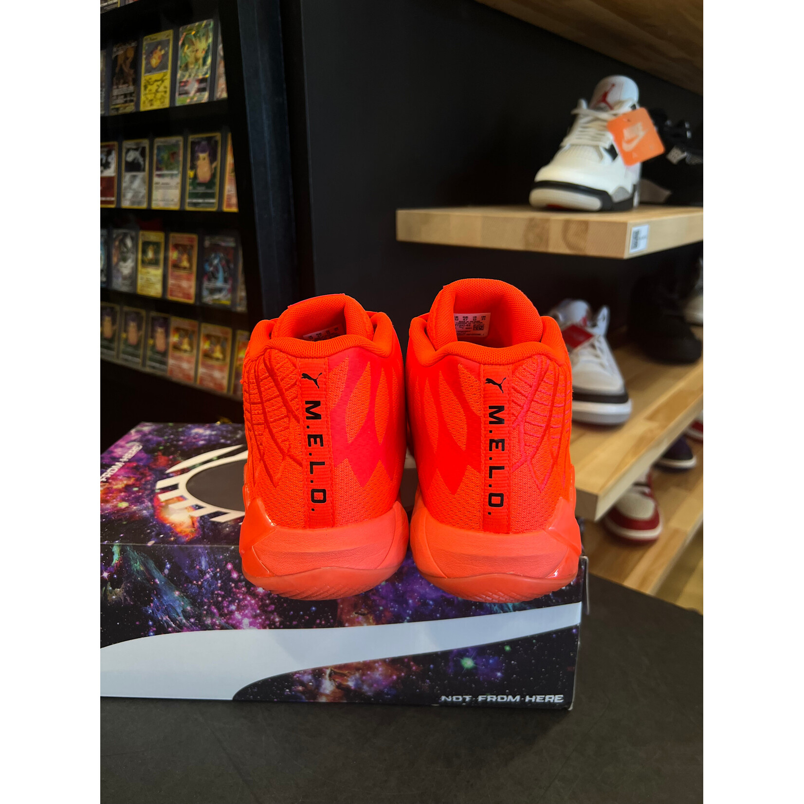 Puma Puma LaMelo Ball MB.01 Not From Here Red Blast Size 13, PREOWNED