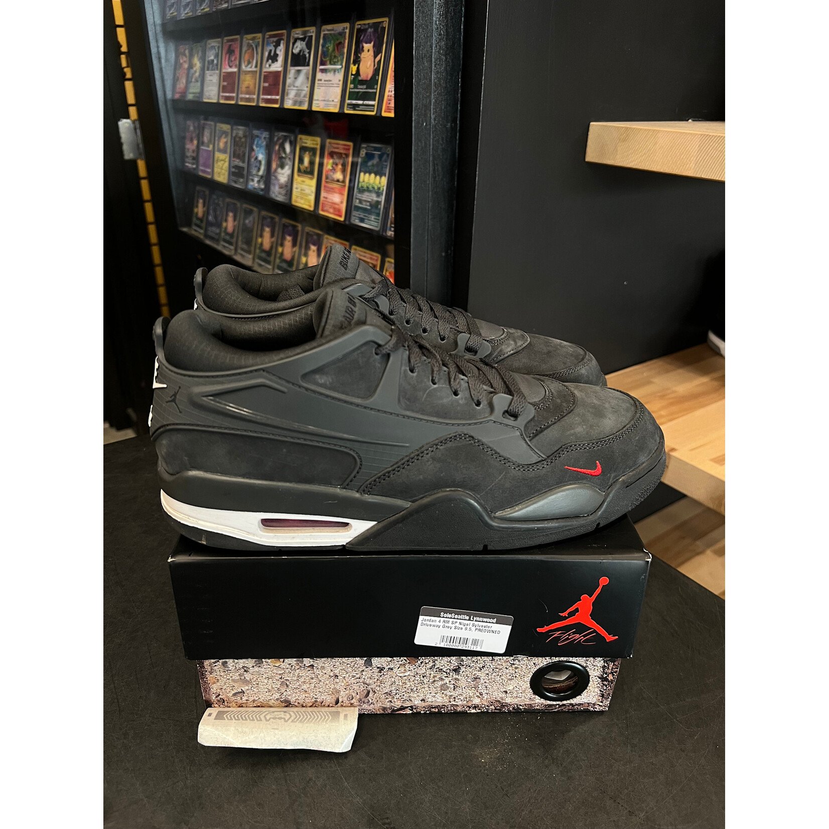 Jordan Jordan 4 RM SP Nigel Sylvester Driveway Grey Size 9.5, PREOWNED