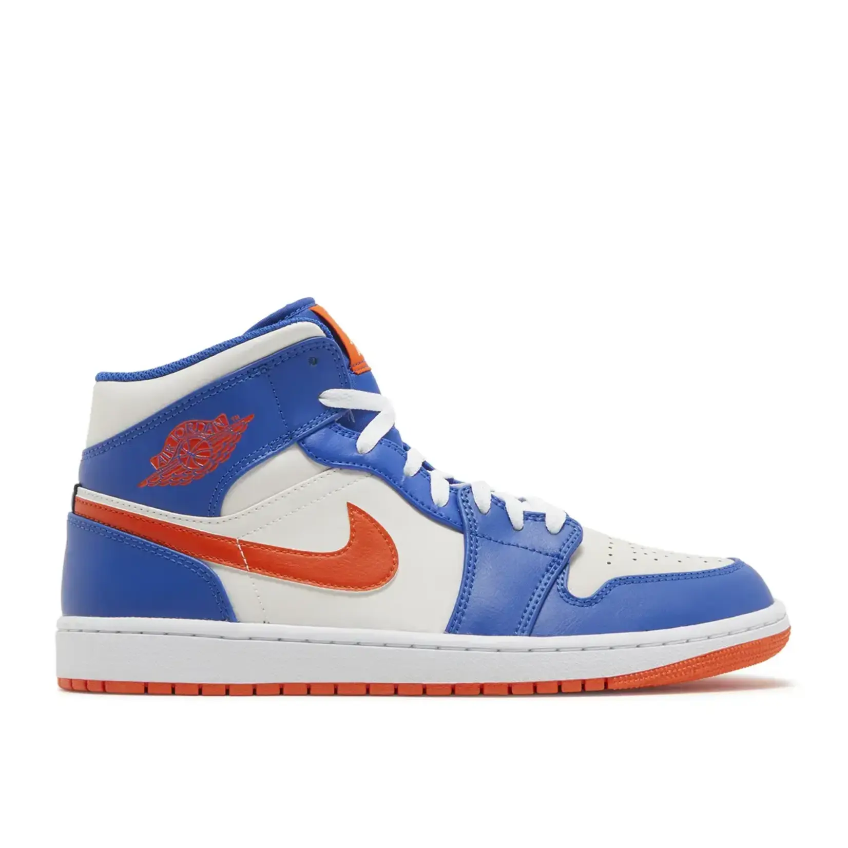 Jordan Jordan 1 Mid Knicks Size 11, DS BRAND NEW DAMAGED BOX