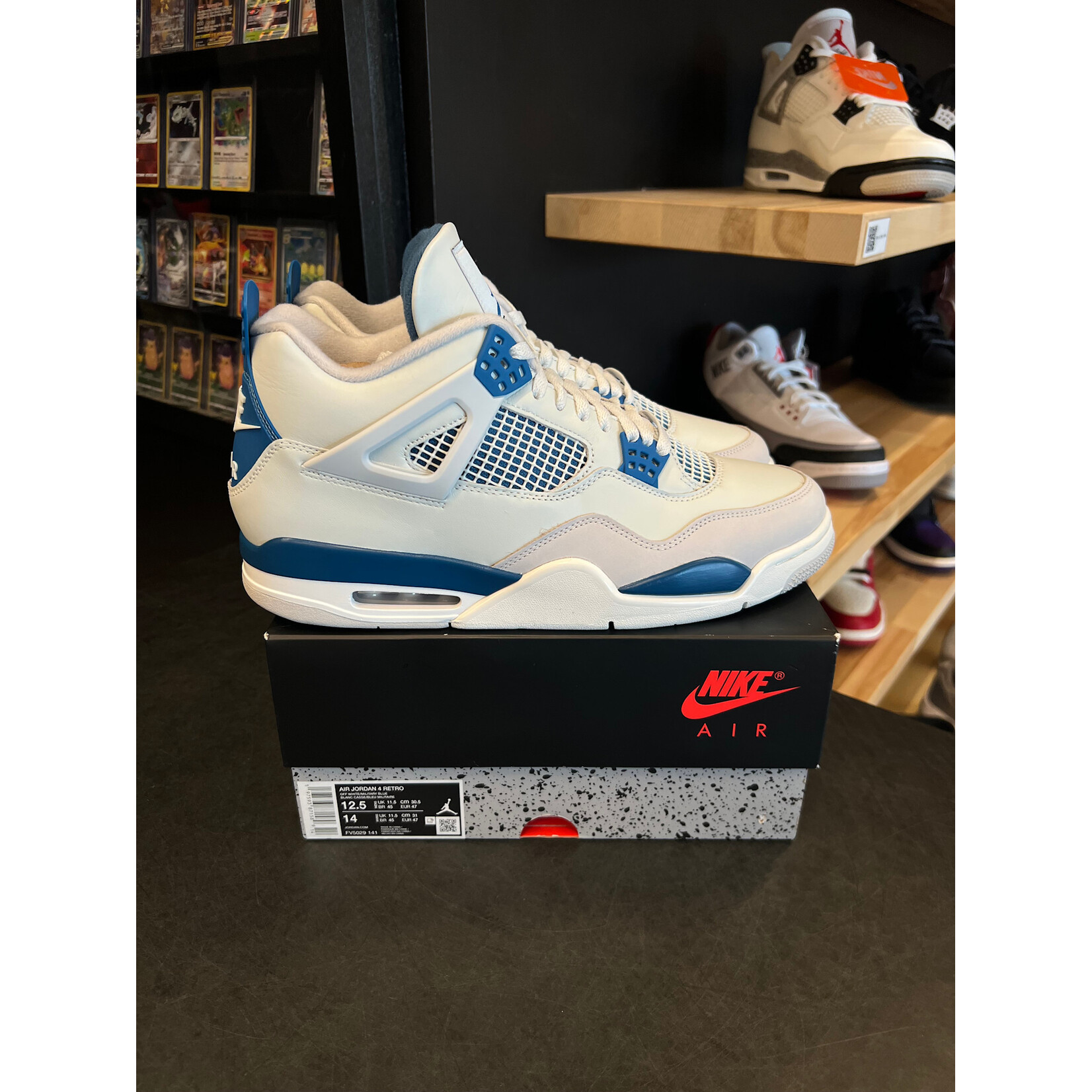 Jordan Jordan 4 Retro Military Blue (2024) Size 12.5, PREOWNED