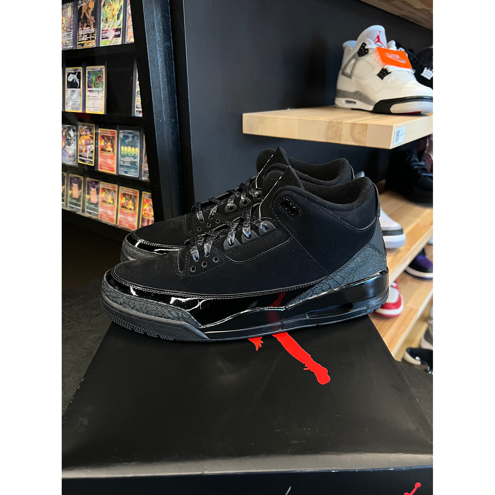 Jordan Jordan 3 Retro Black Cat (2025) Size 13, PREOWNED