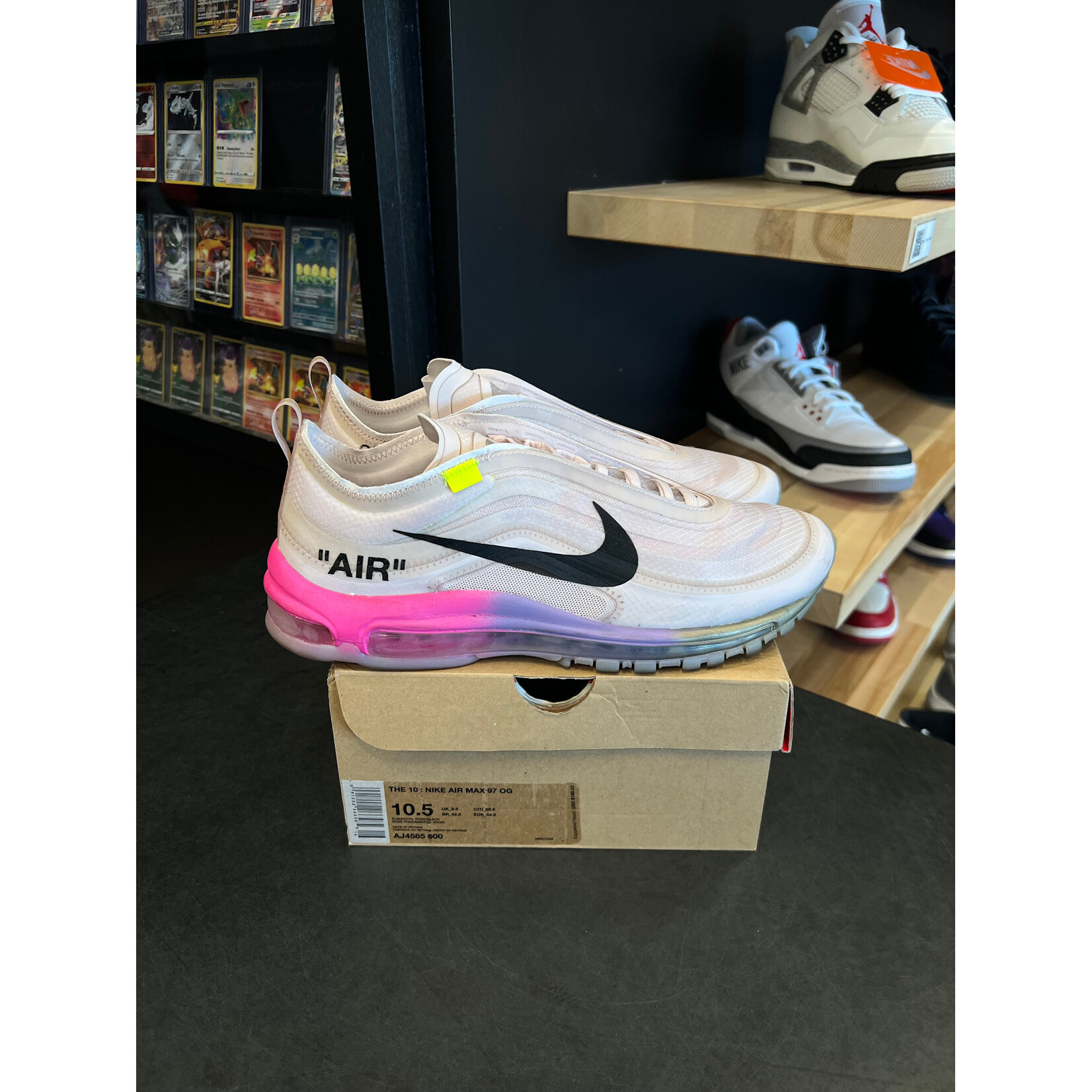 Nike Nike Air Max 97 Off-White Elemental Rose Serena Queen Size 10.5, PREOWNED