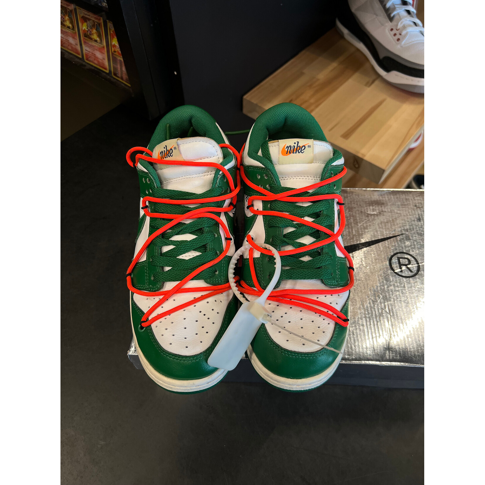Nike Nike Dunk Low Off-White Pine Green Size 7.5, PREOWNED