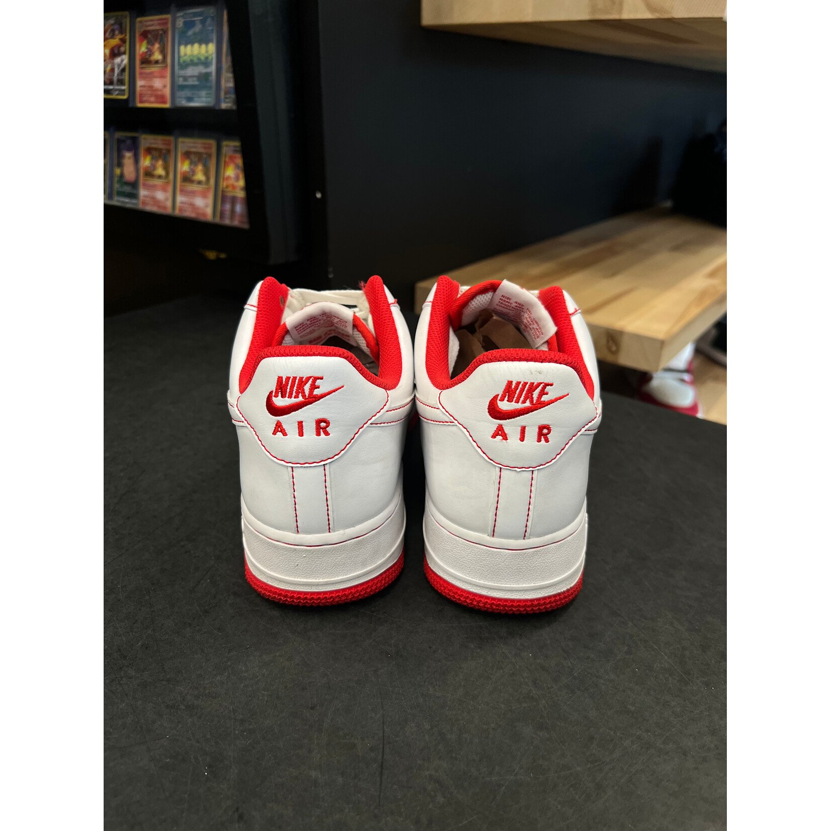 Nike Nike Air Force 1 Low '07 White University Red Size 9.5, PREOWNED