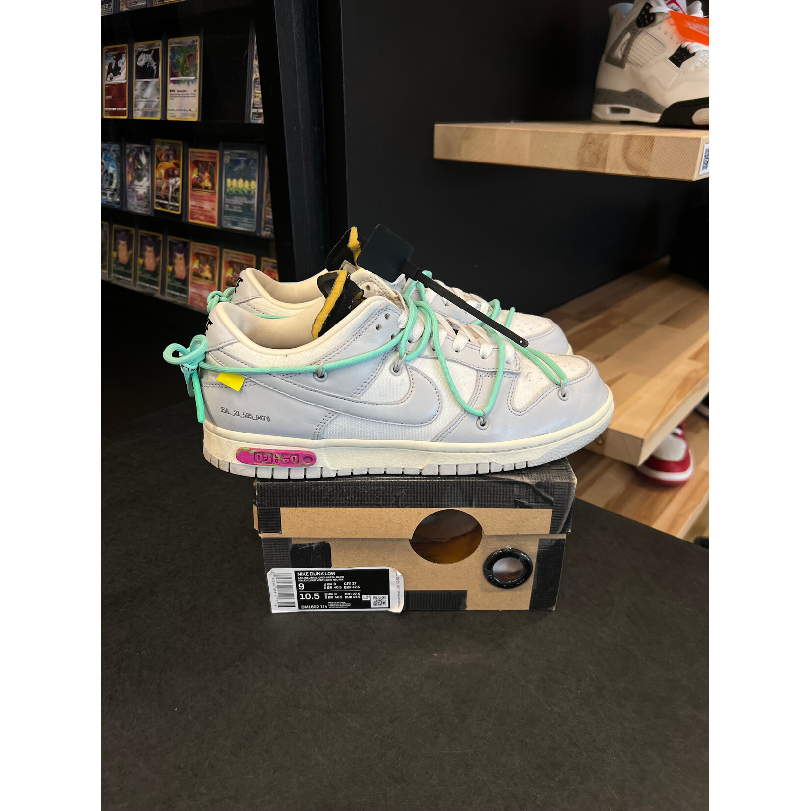 Nike Nike Dunk Low Off-White 'Lot 4' Size 9, PREOWNED