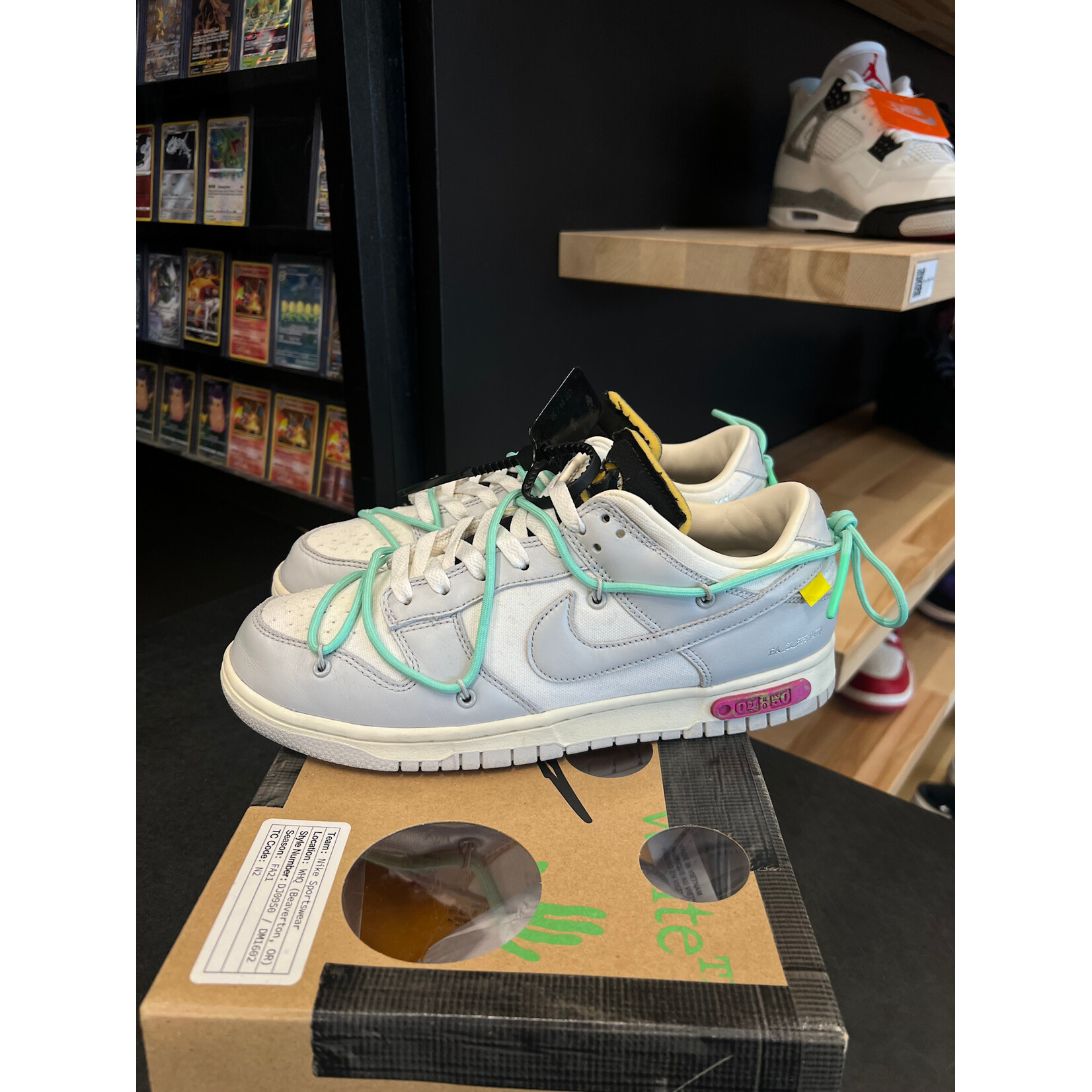 Nike Nike Dunk Low Off-White 'Lot 4' Size 9, PREOWNED