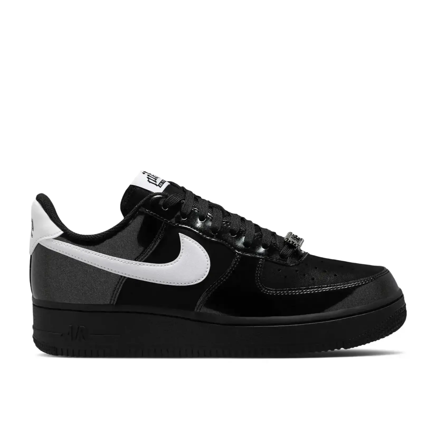 Nike Nike Air Force 1 Low '07 LV8 Glam Rock Black White Size 9.5, DS BRAND NEW NO BOX