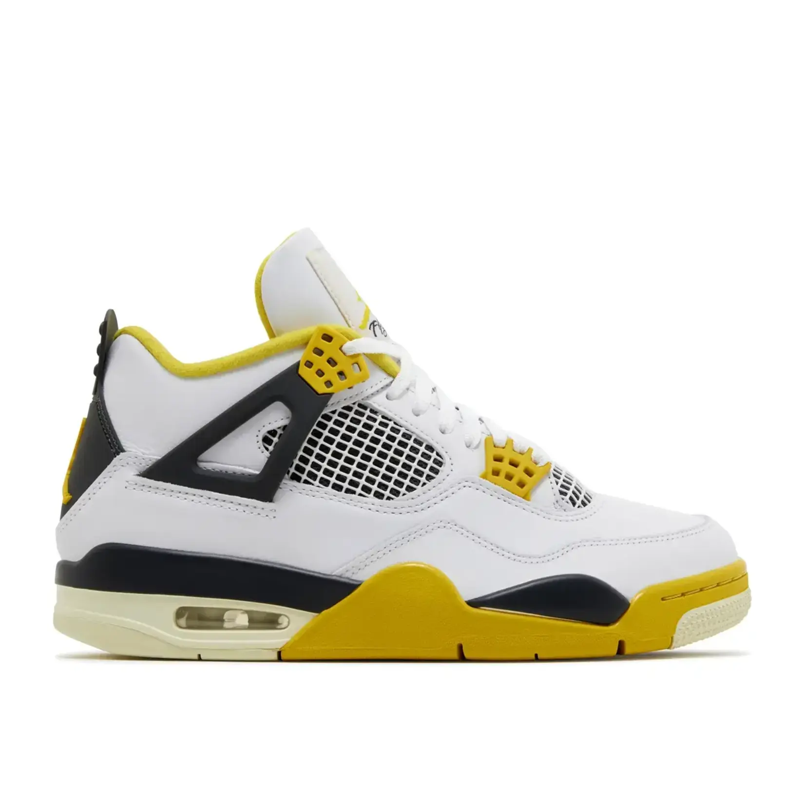 Jordan Jordan 4 Retro Vivid Sulfur (Women's) Size 11W, DS BRAND NEW DAMAGED BOX