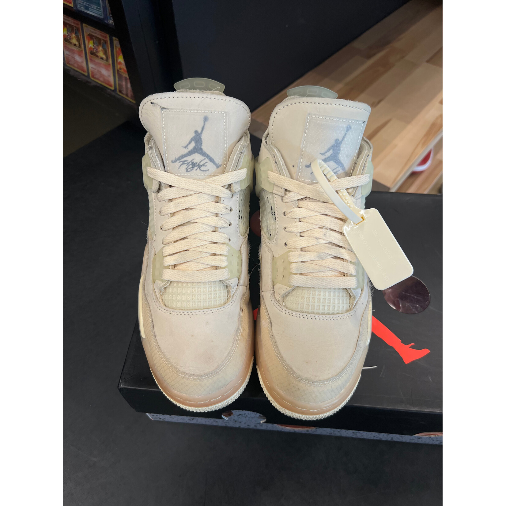 Jordan Jordan 4 Retro Off-White Sail (Women's) Size 9W, PREOWNED