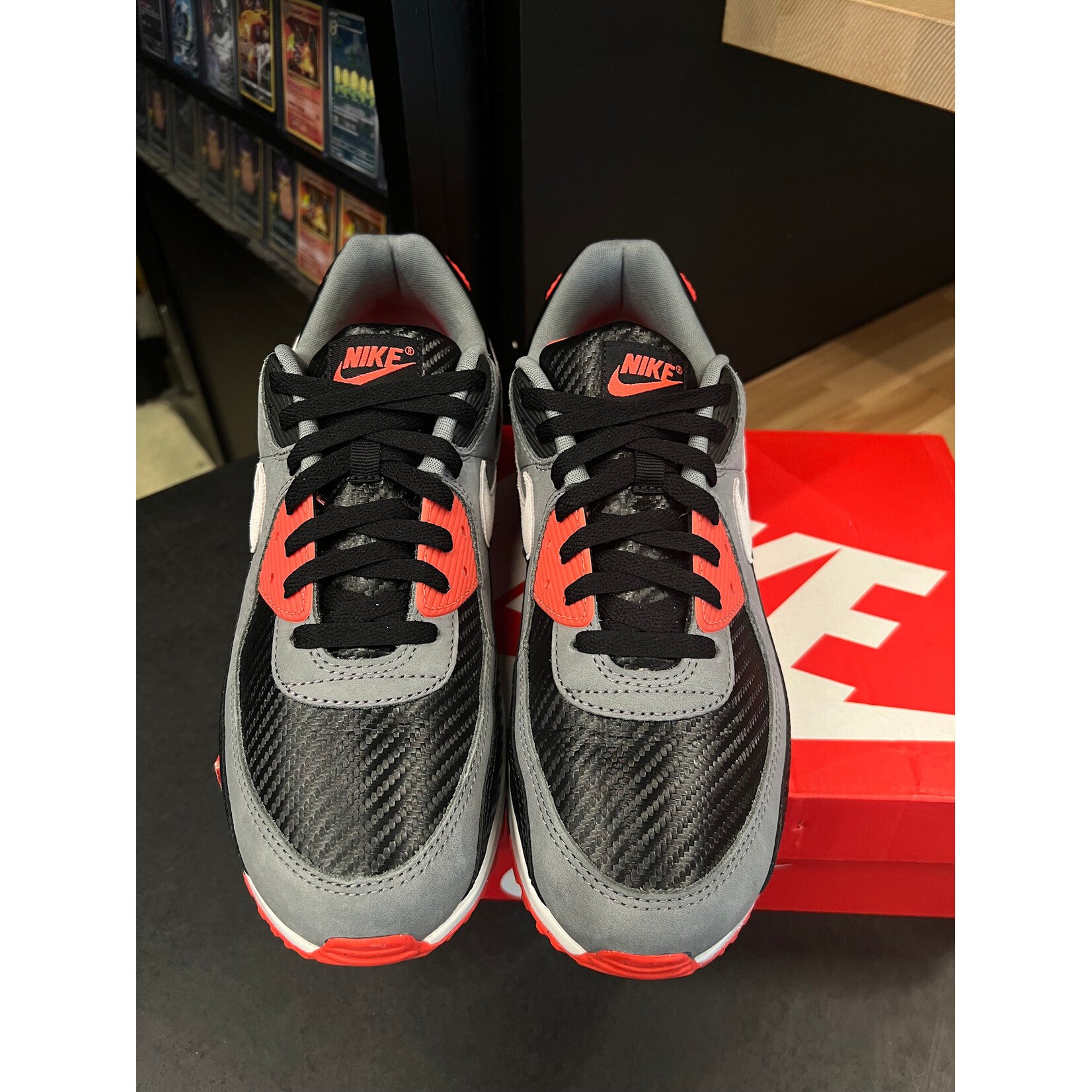 Nike Nike Air Max 90 Premium Carbon Fiber Infrared Size 11, PREOWNED