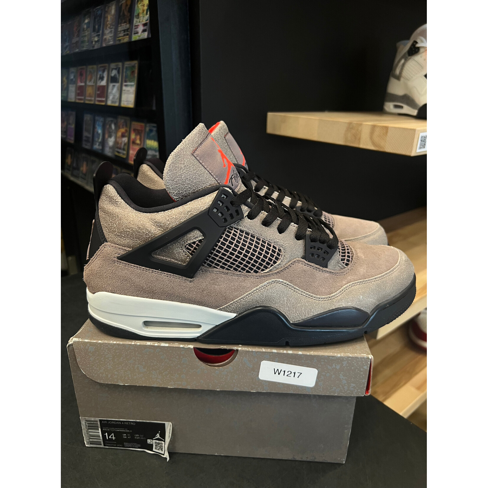 Jordan Jordan 4 Retro Taupe Haze Size 14, PREOWNED