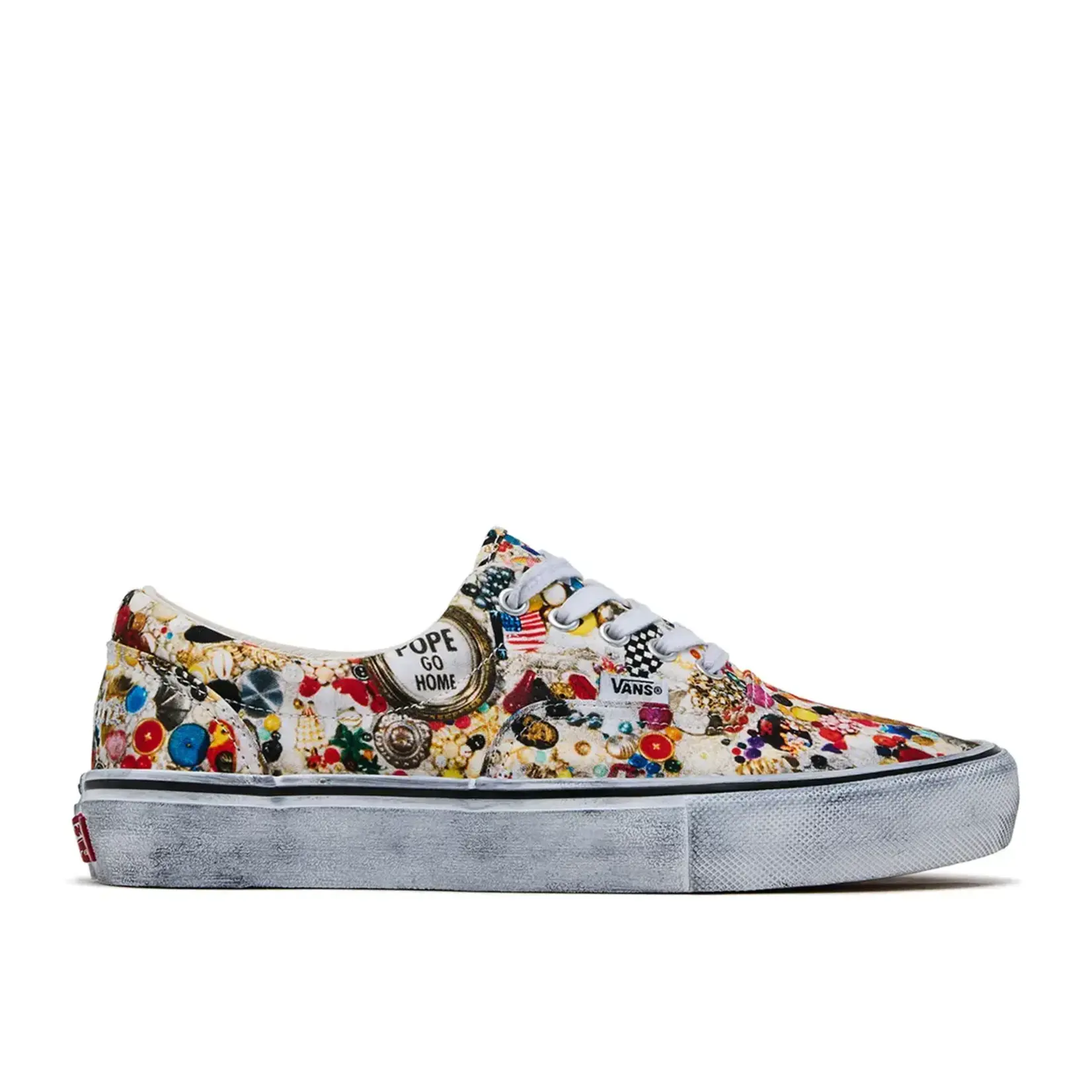 Vans Vans Era Supreme x Mike Kelley White Size 8.5, DS BRAND NEW