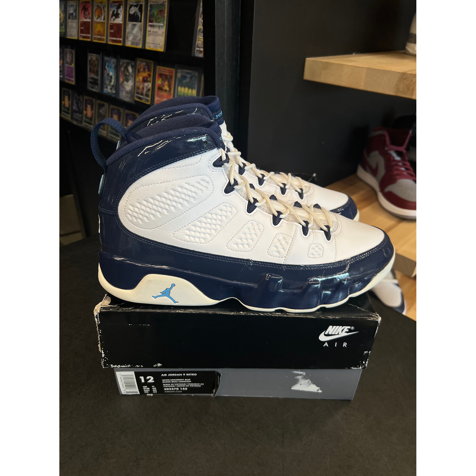 Jordan Jordan 9 Retro Pearl Blue Size 12, PREOWNED