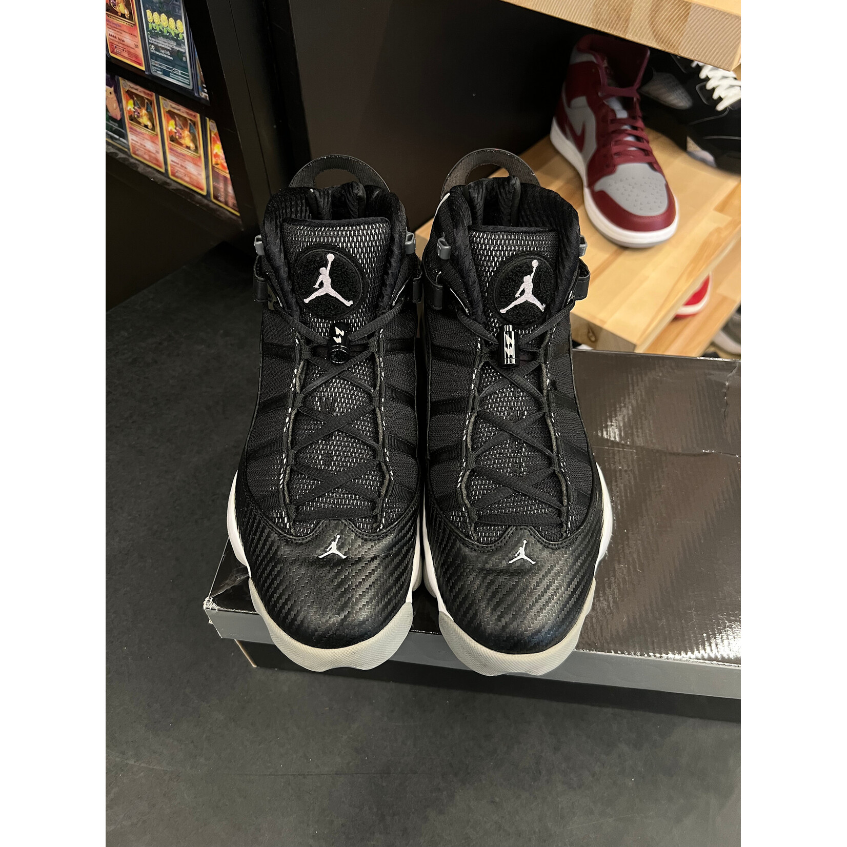 Jordan Jordan 6 Rings Carbon Fiber Size 10.5, PREOWNED