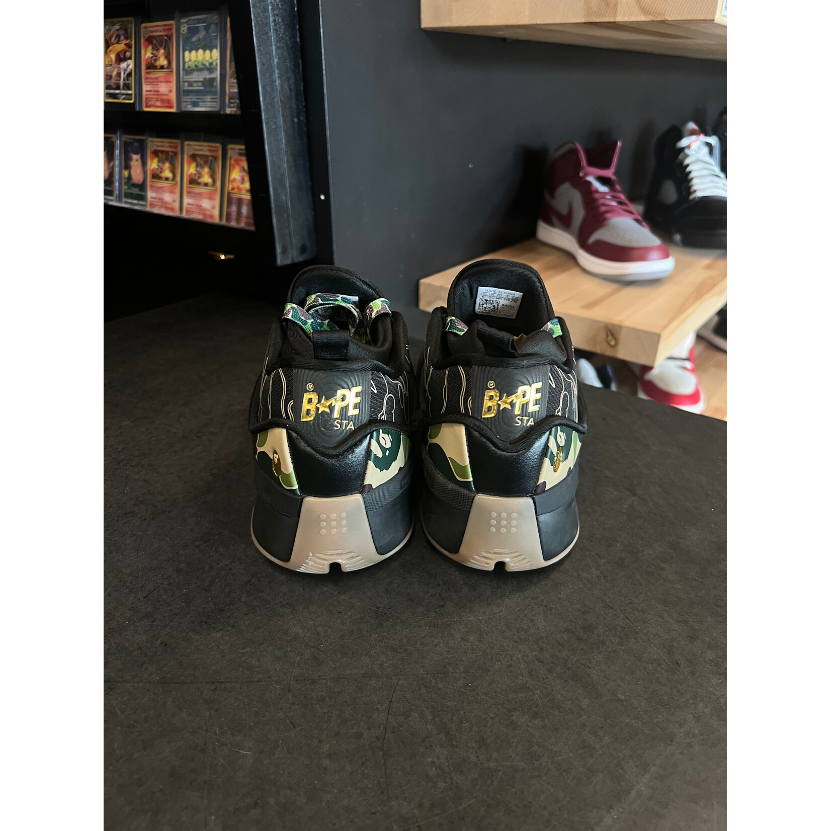 Adidas adidas Dame 9 Bape Black Green Size 6, PREOWNED