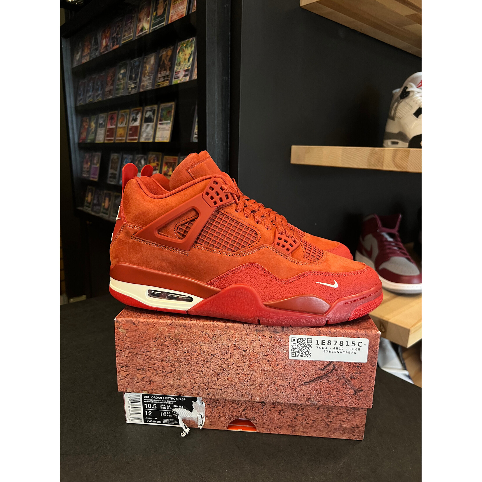 Jordan Jordan 4 Retro OG SP Nigel Sylvester Brick by Brick Size 10.5, PREOWNED CREASED PADS