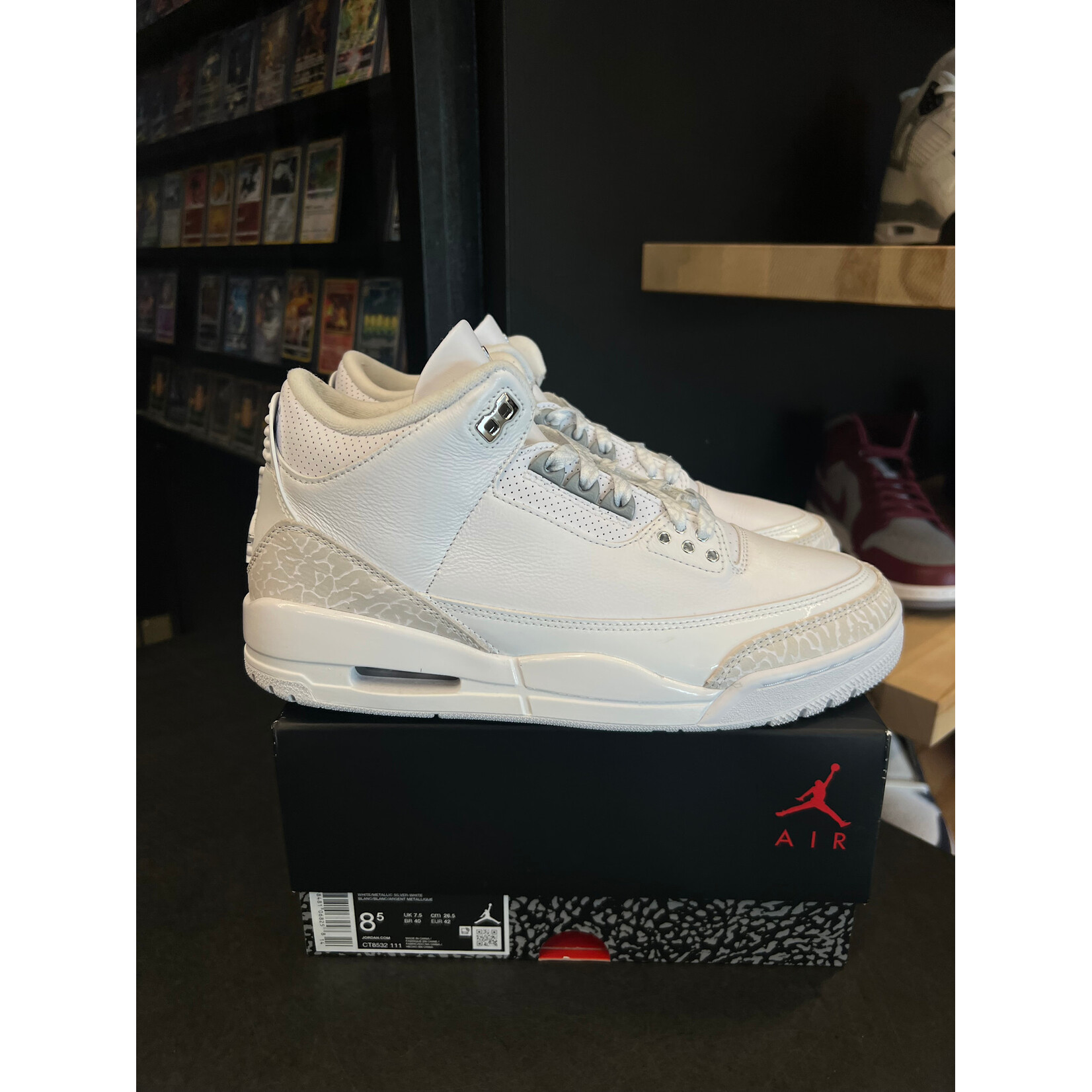 Jordan Jordan 3 Retro Pure Money (2025) Size 8.5, PREOWNED