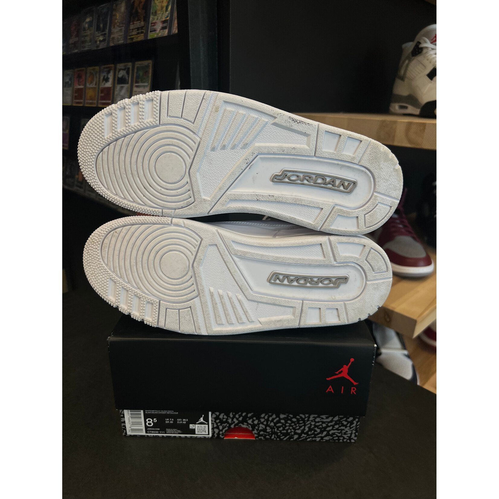 Jordan Jordan 3 Retro Pure Money (2025) Size 8.5, PREOWNED