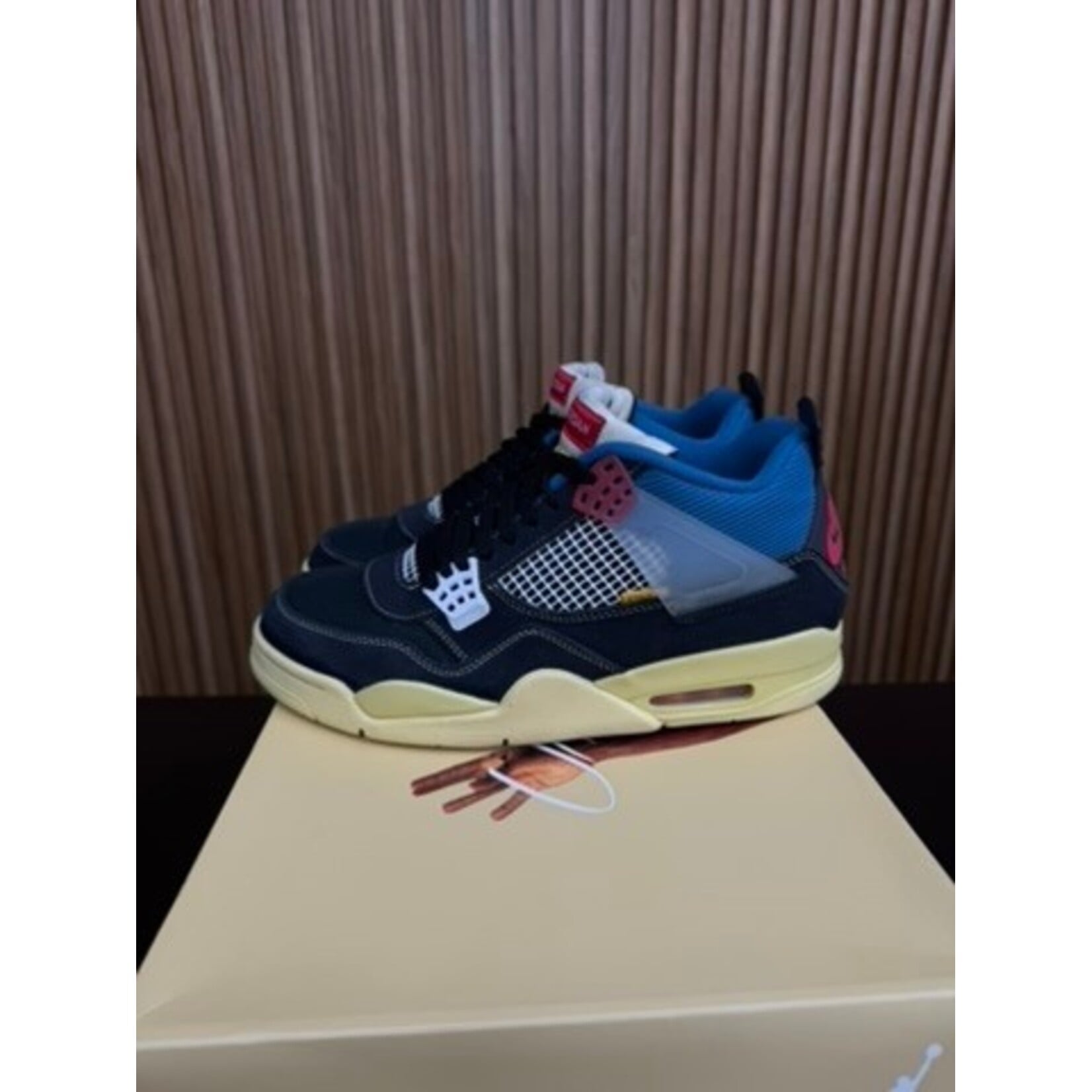 Jordan Jordan 4 Retro Union Off Noir Size 10, PREOWNED
