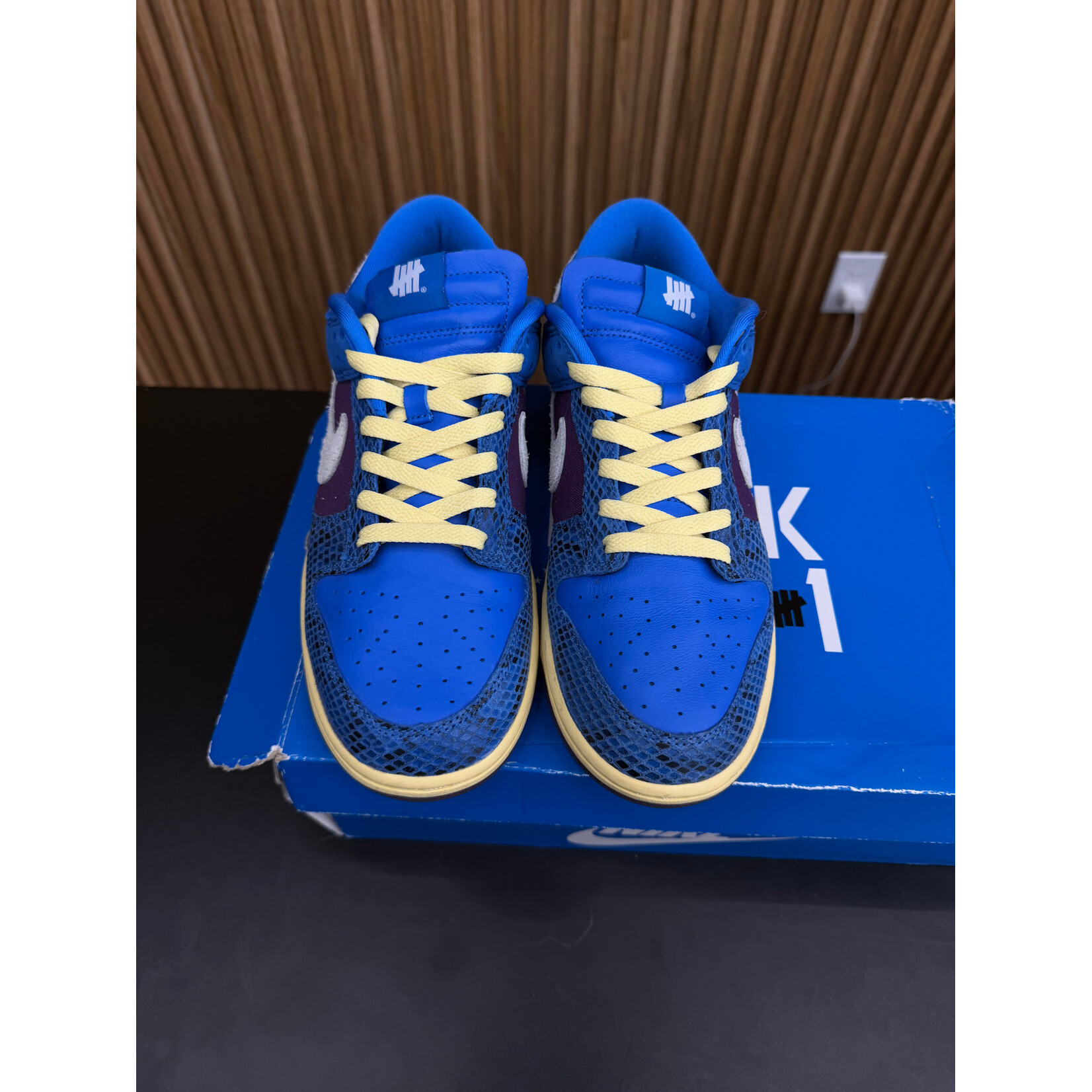 Nike Nike Dunk Low Undefeated 5 On It Dunk vs. AF1 Size 9.5, PREOWNED