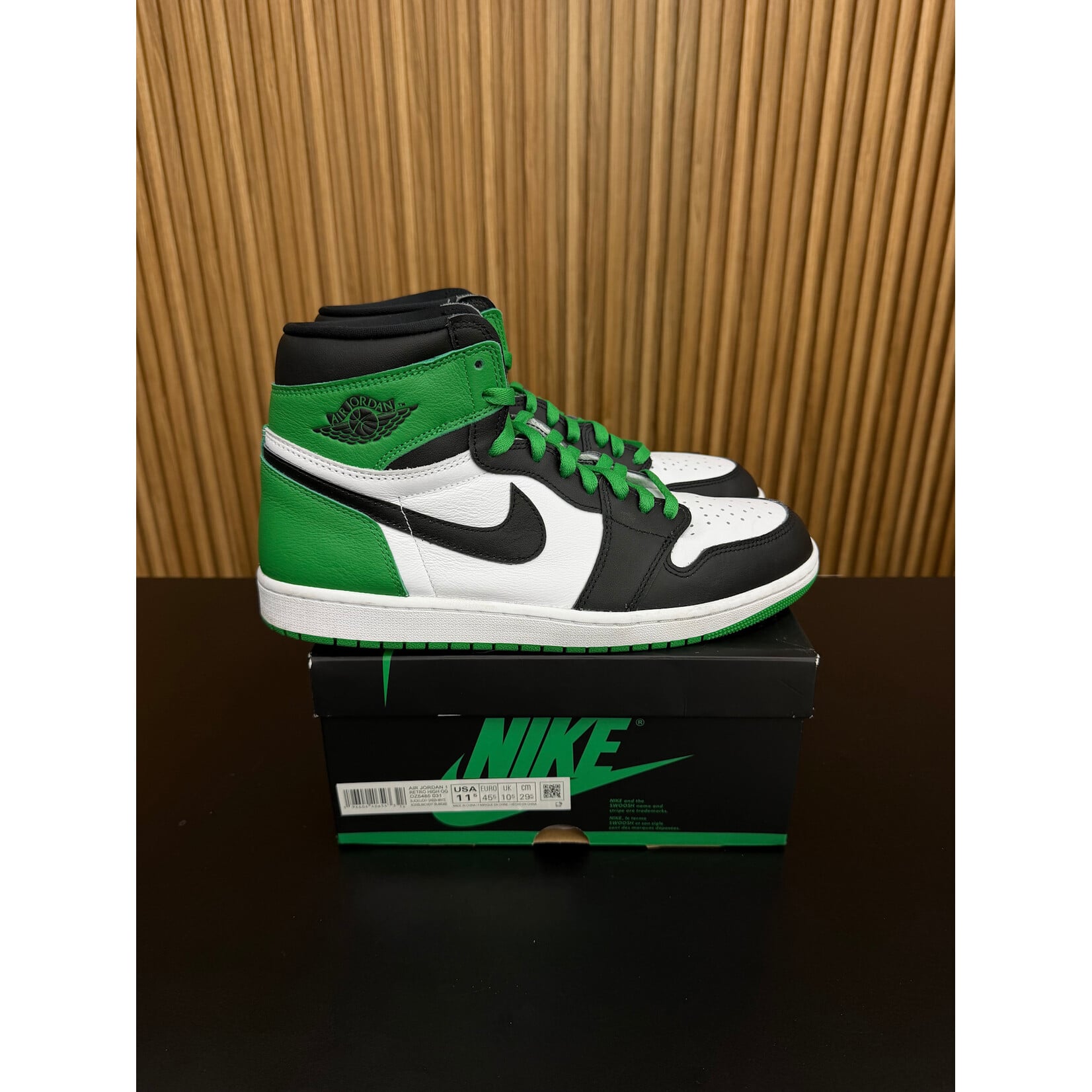 Jordan Jordan 1 Retro High OG Lucky Green Size 11.5, PREOWNED