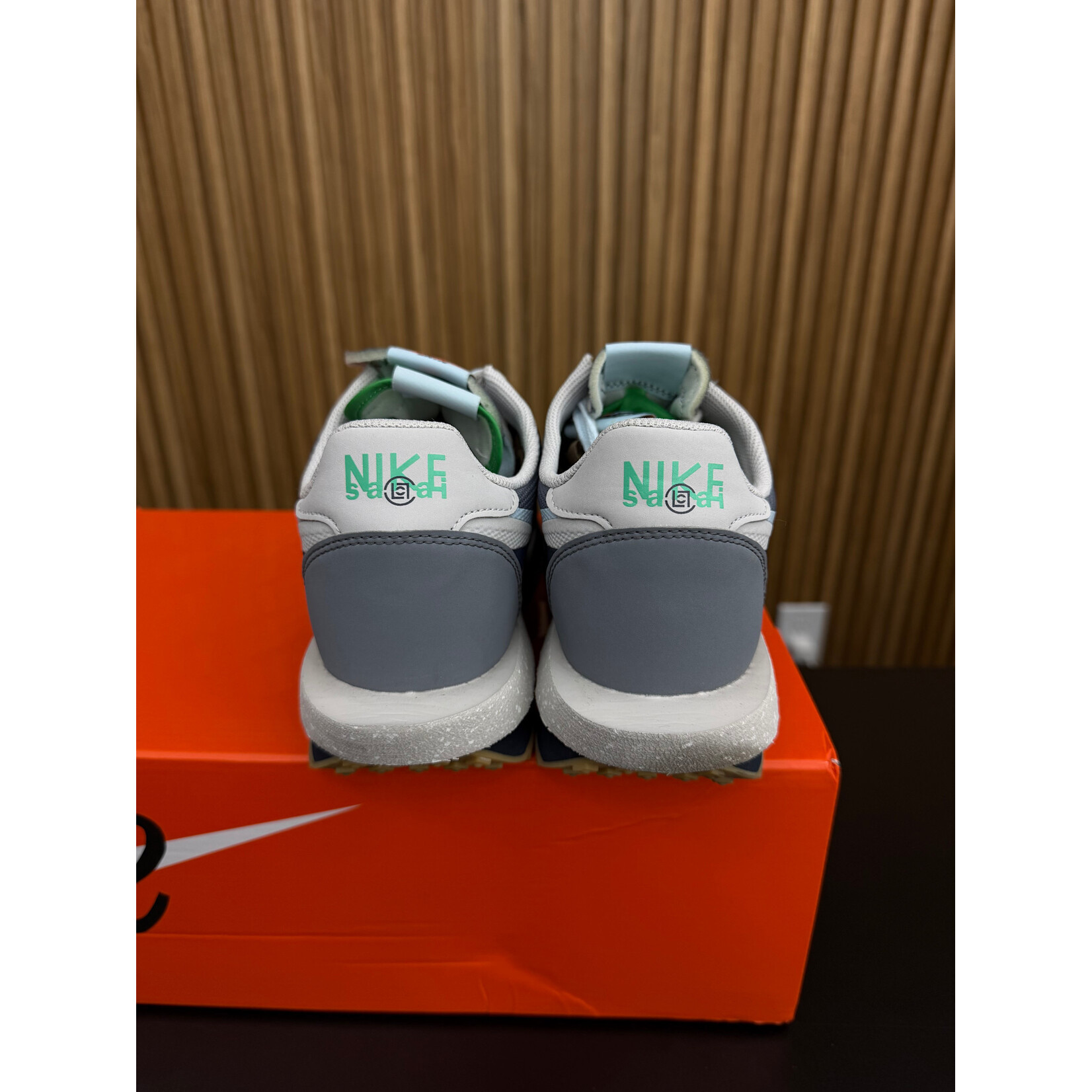 Nike Nike LD Waffle Sacai CLOT Kiss of Death 2 Cool Grey Size 10, PREOWNED