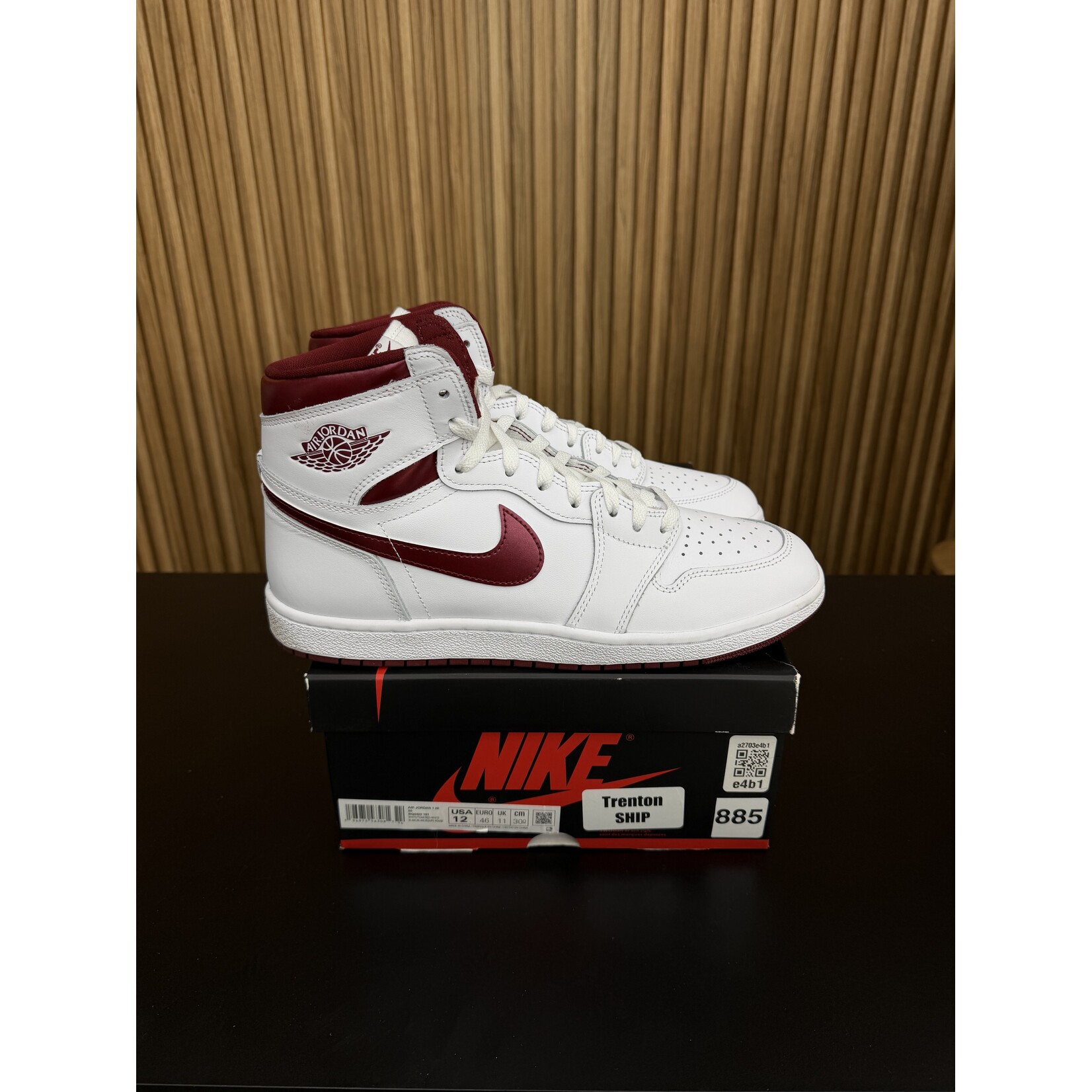 Jordan Jordan 1 Retro High '85 OG Metallic Burgundy Size 12, PREOWNED